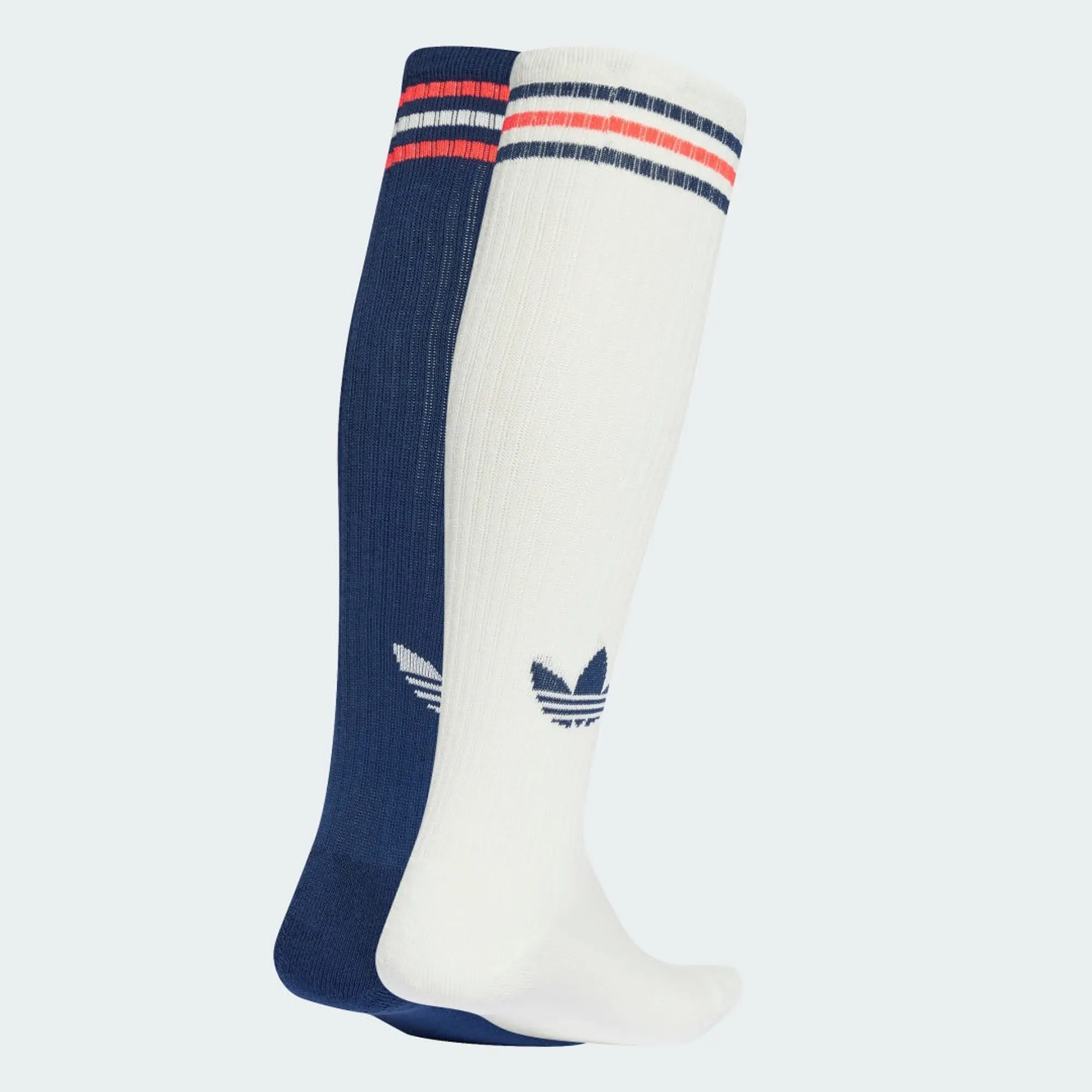 adidas 3-Stripes Knee Socks 2 Pairs