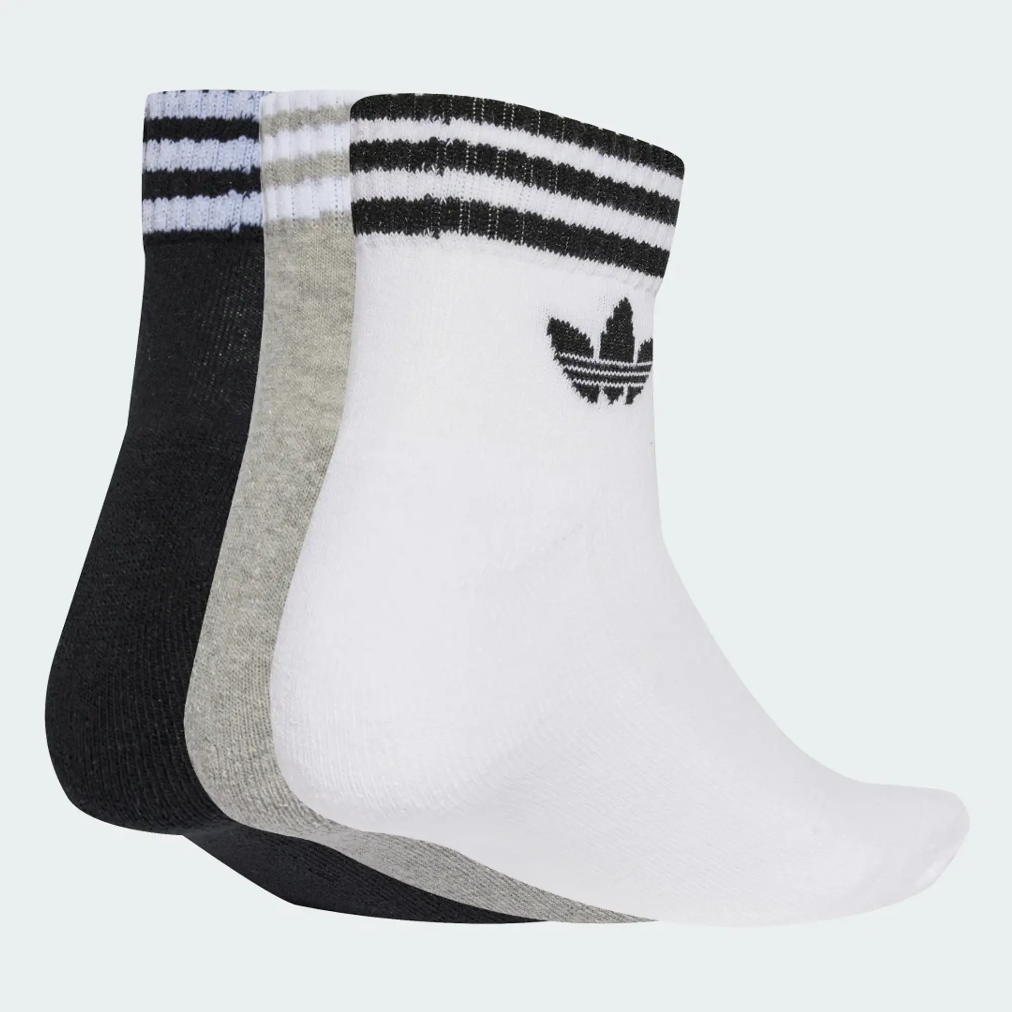 adidas 3-Stripes Ankle Socks 3 Pairs