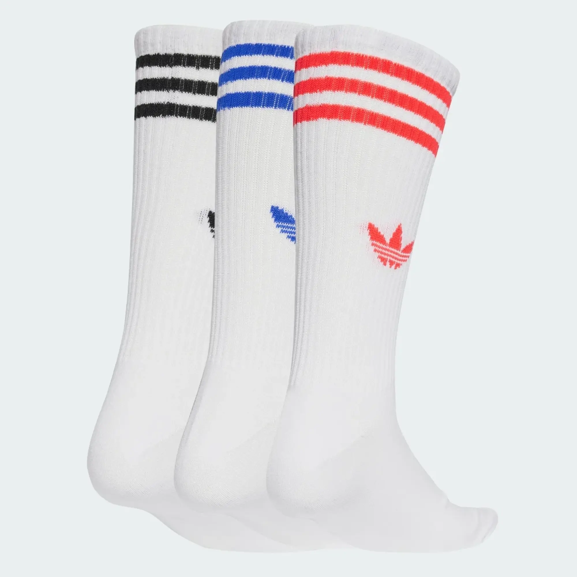 adidas 3-Stripes High Crew Socks 3 Pairs