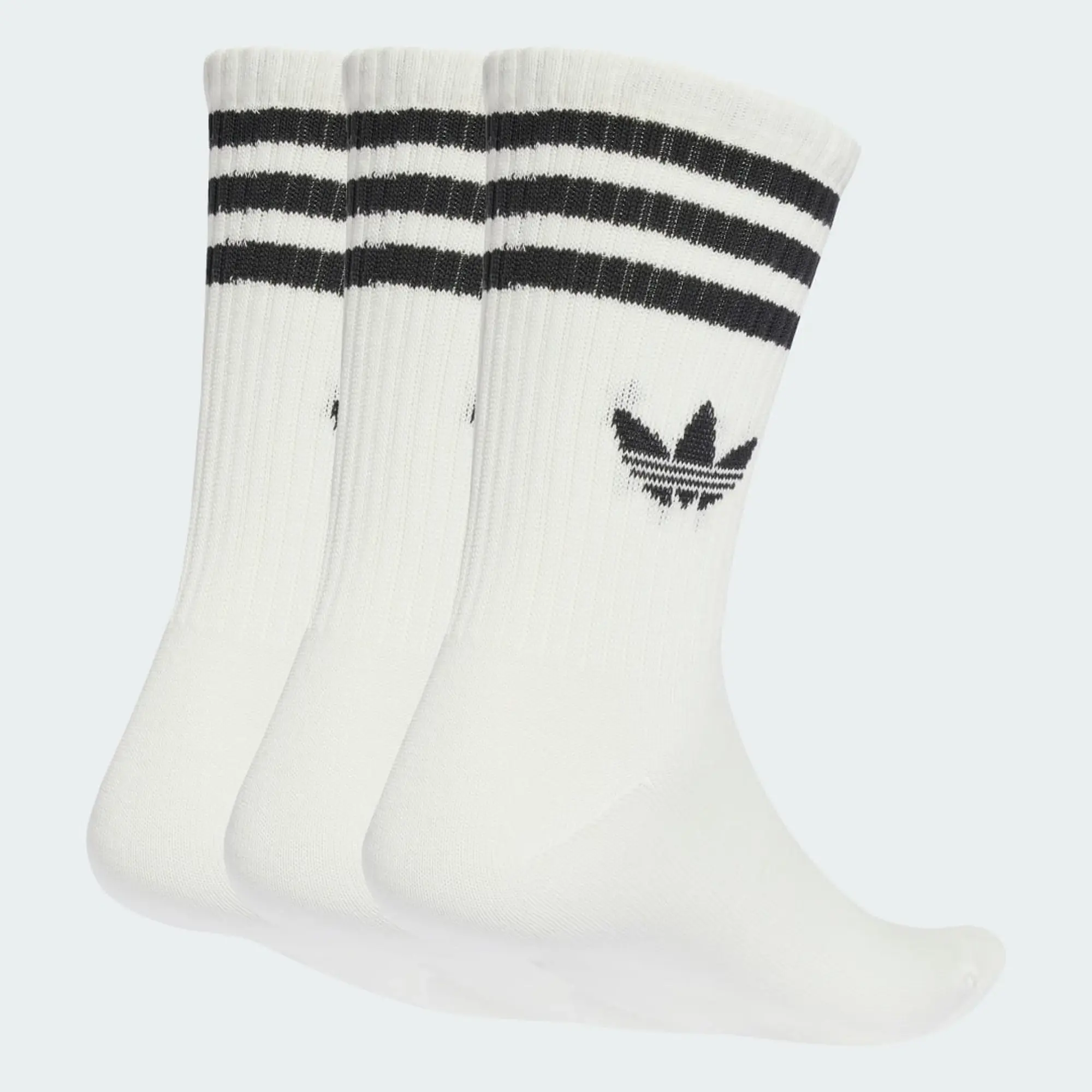 adidas 3-Stripes Crew Socks 3 Pairs