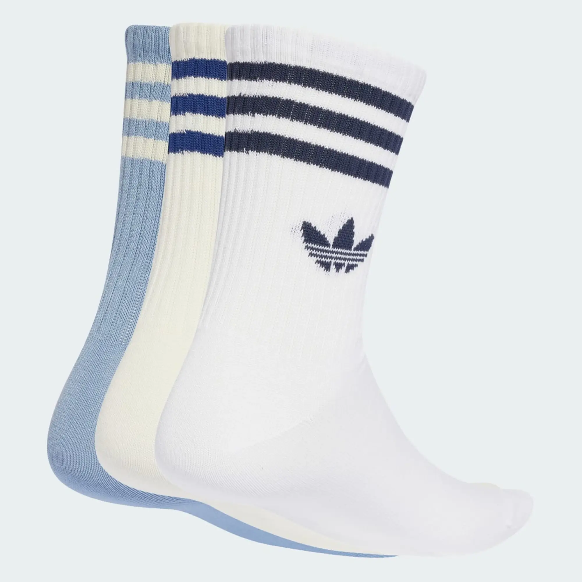 adidas 3-Stripes Crew Socks 3 Pairs