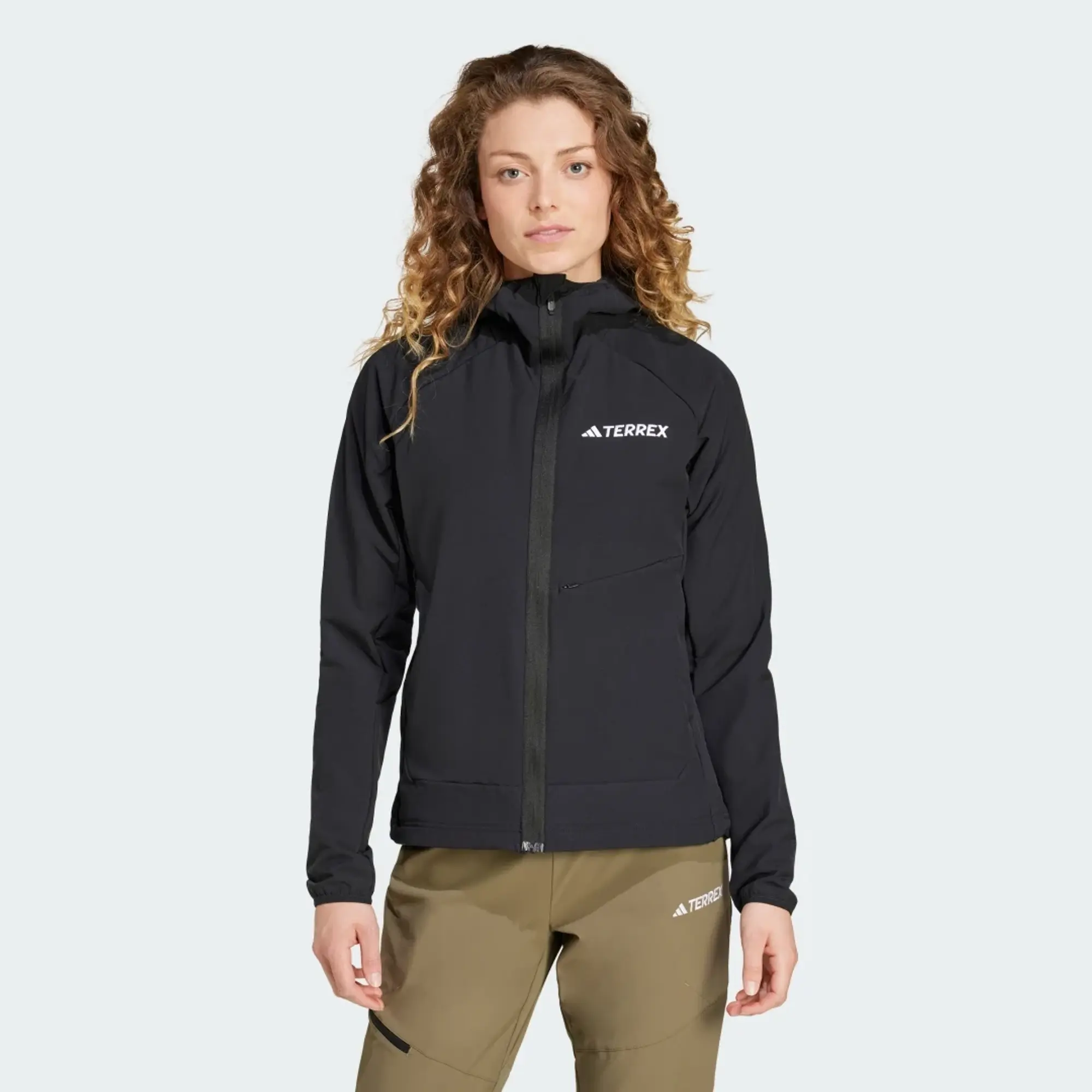 adidas Terrex Xperior Softshell Fleece Hooded Jacket