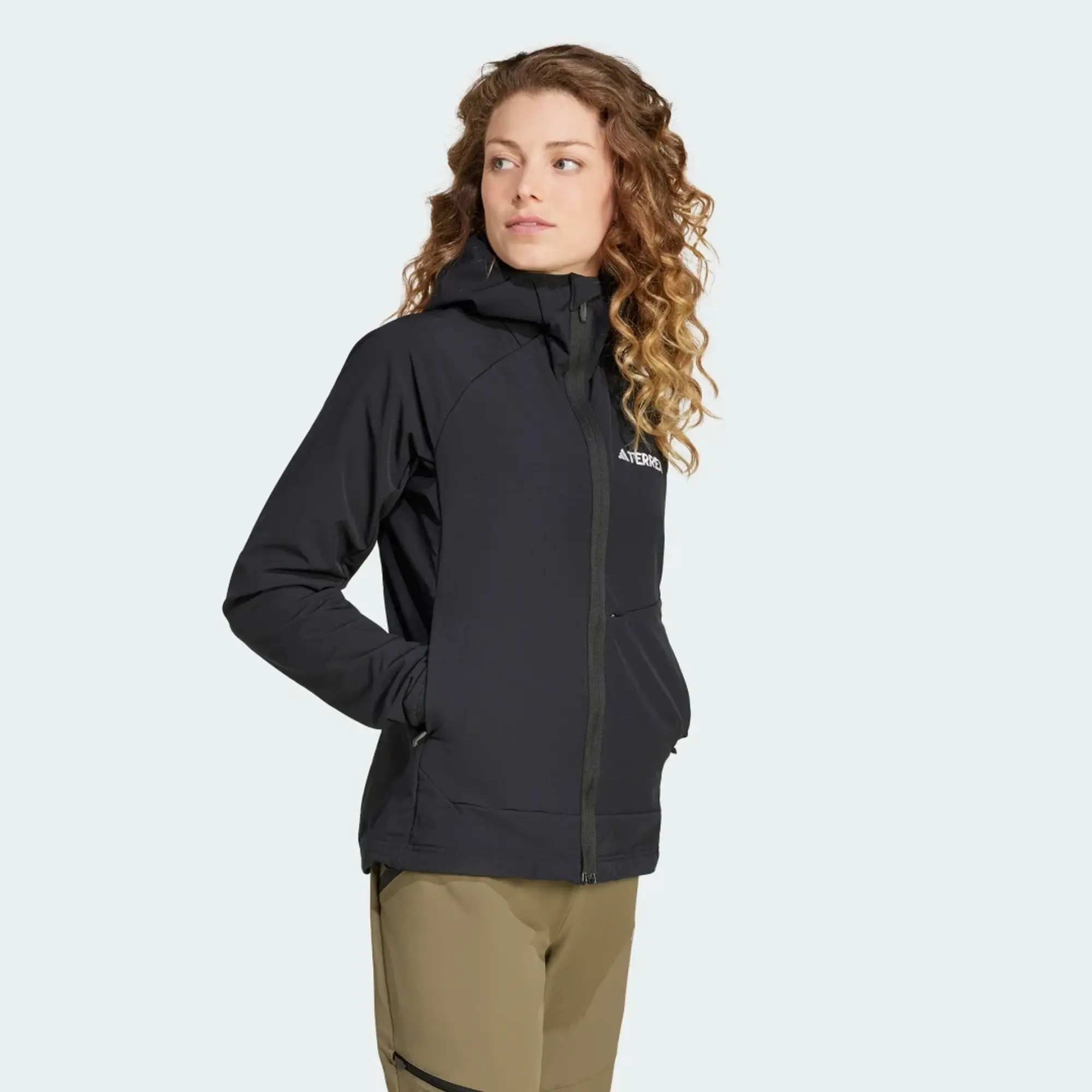 adidas Terrex Xperior Softshell Fleece Hooded Jacket