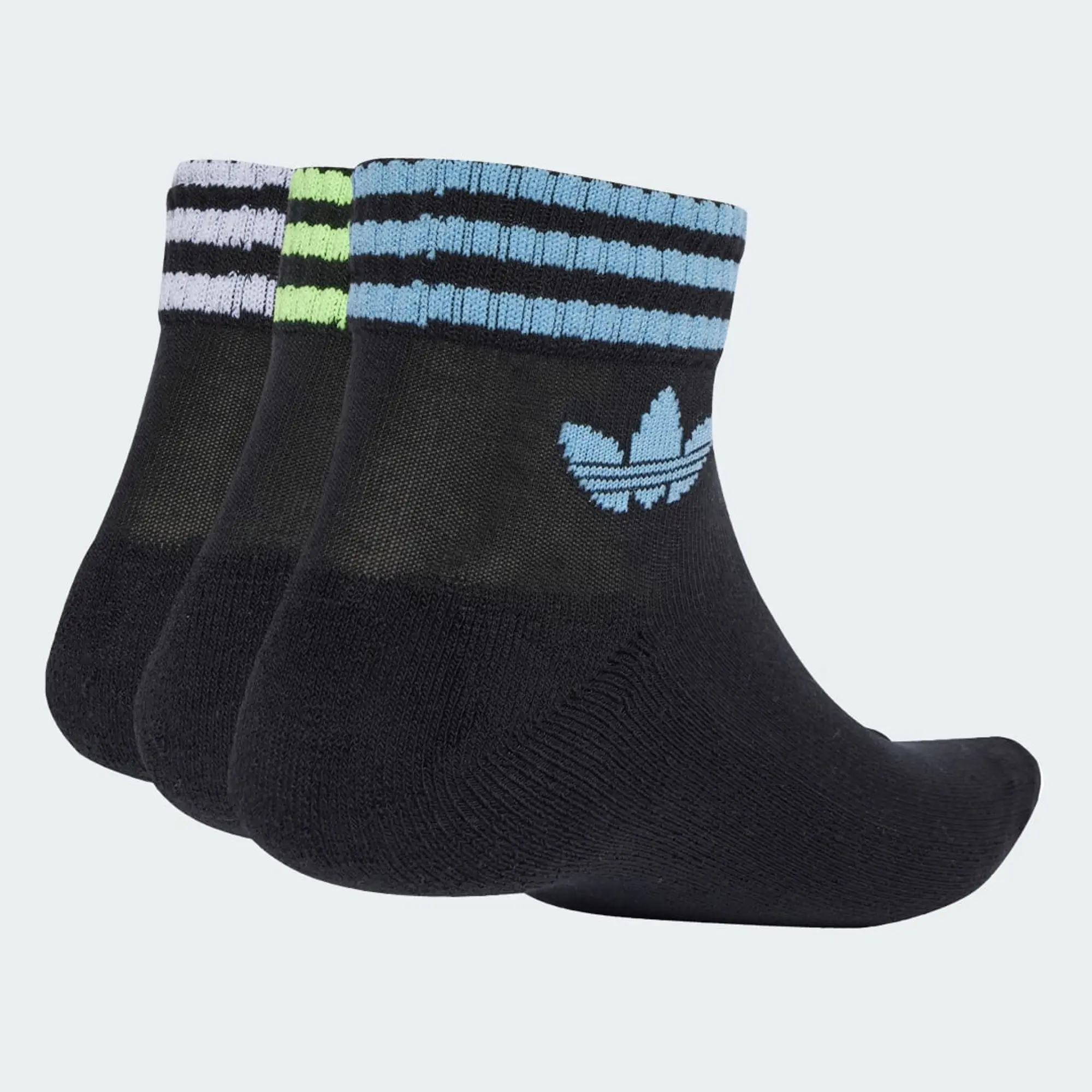 adidas 3-Stripes Ankle Socks 3 Pairs