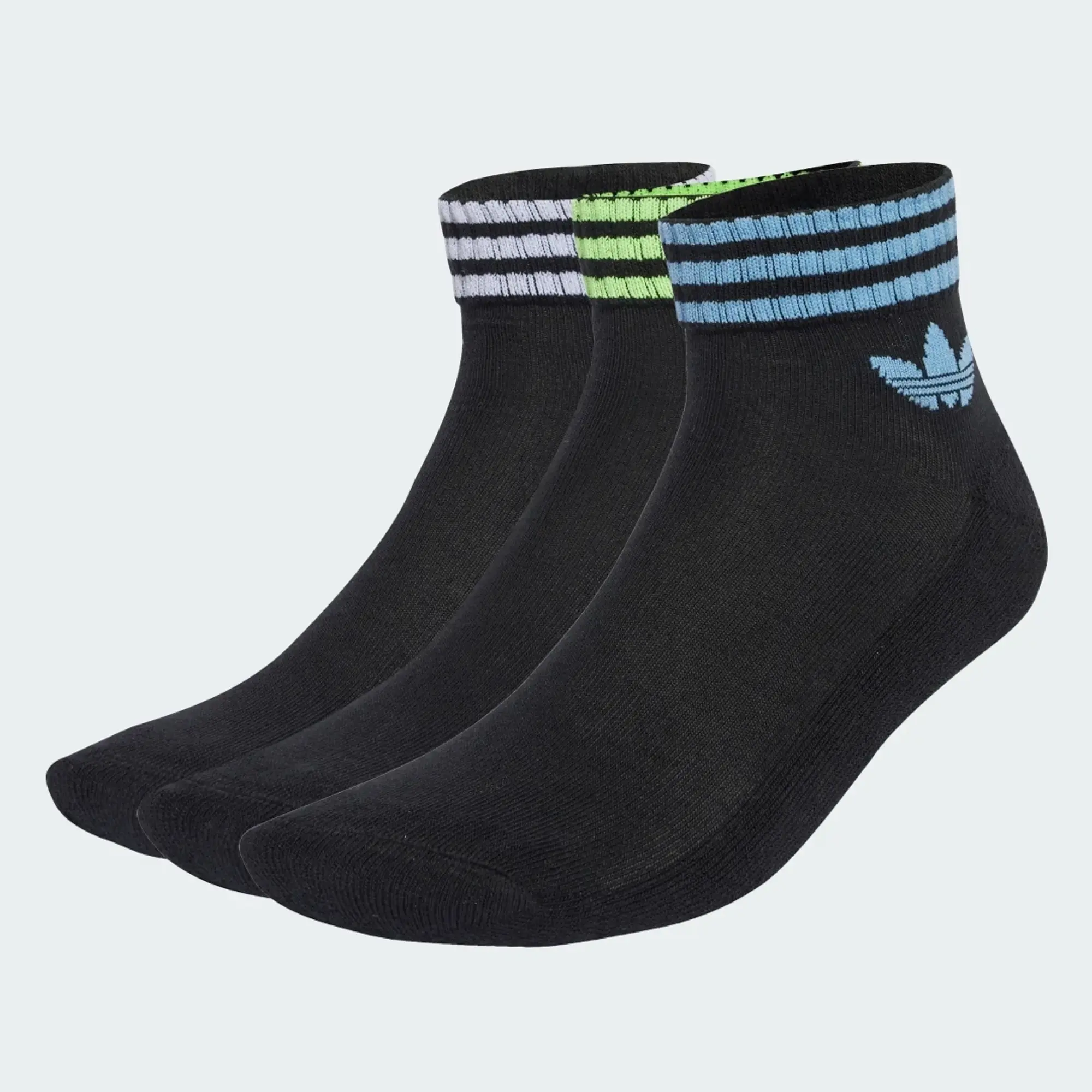 adidas 3-Stripes Ankle Socks 3 Pairs