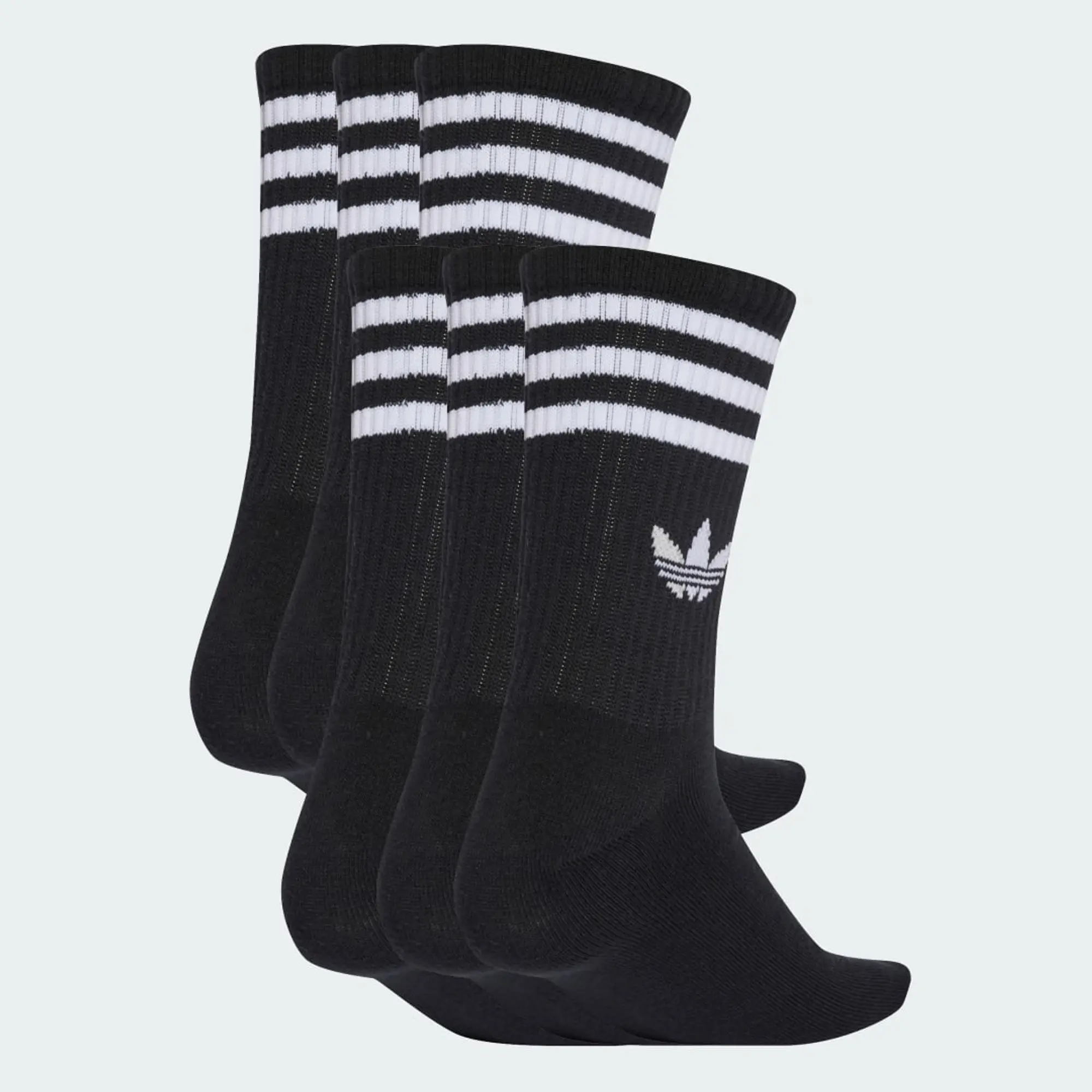 adidas 3-Stripes Crew Socks 6 Pairs