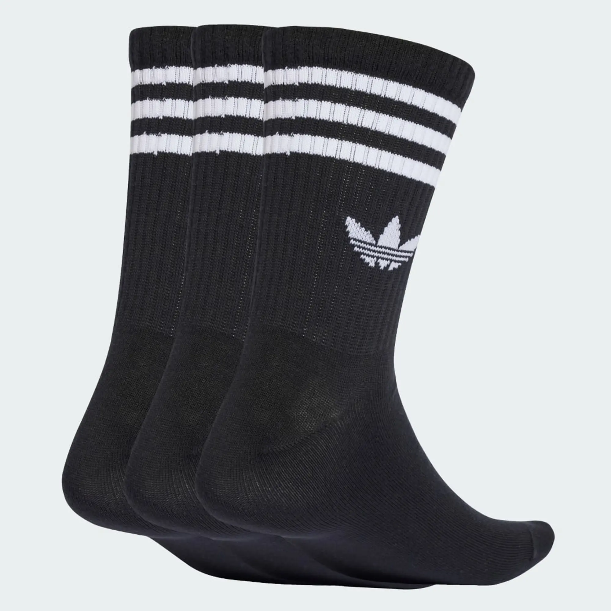adidas 3-Stripes Crew Socks 3 Pairs