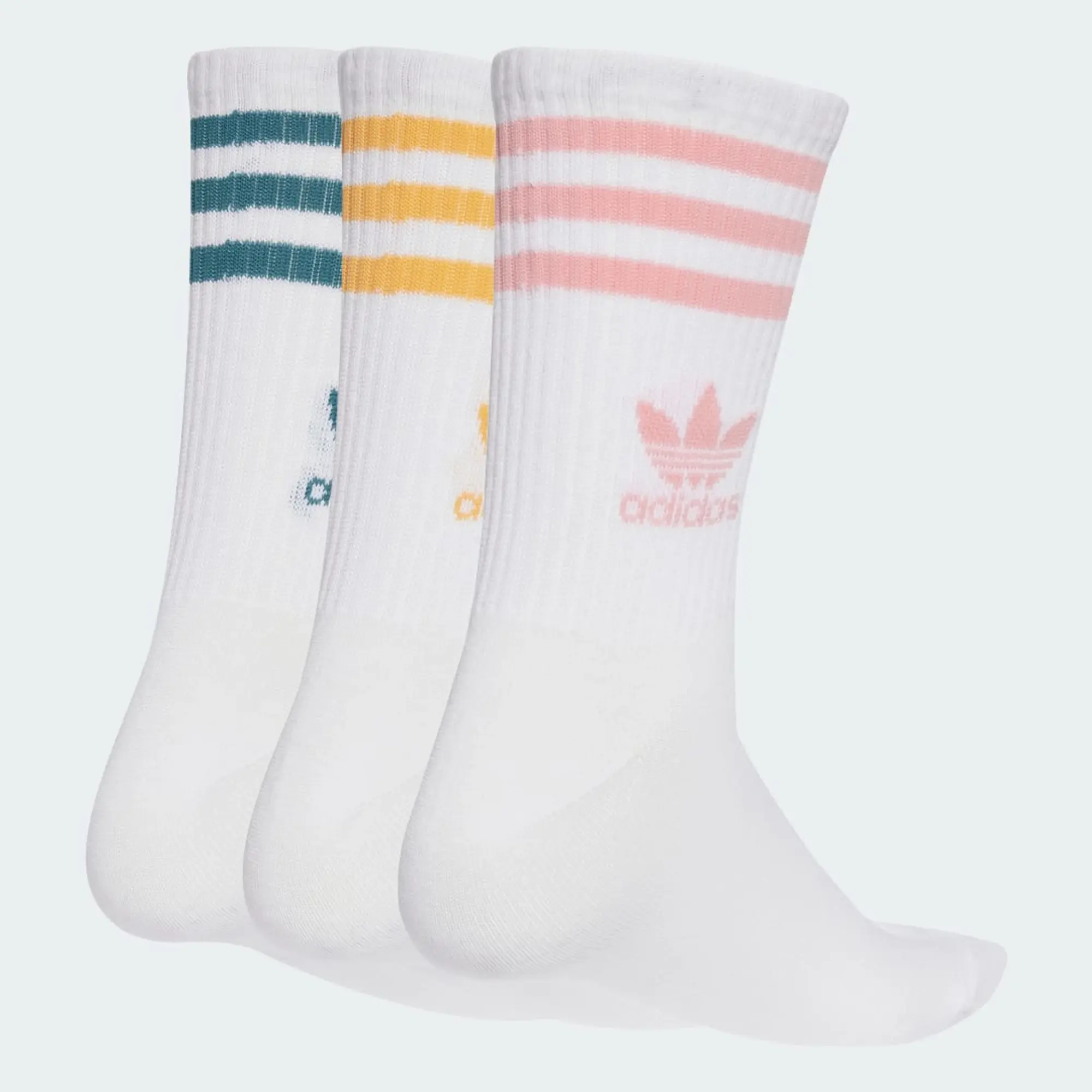 adidas Mid Cut Crew Socks 3 Pairs
