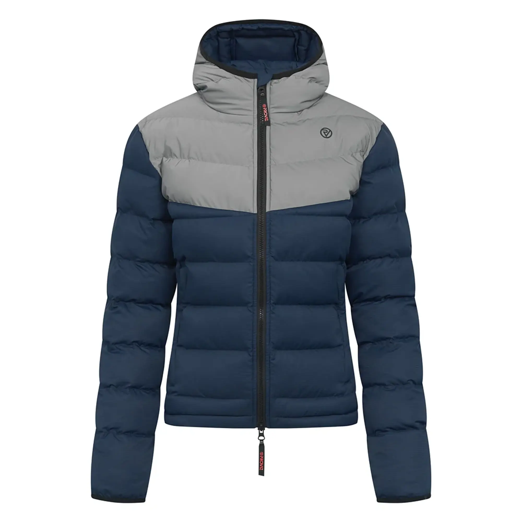 Women's Reflective Hooded Synthetic Down Jacket