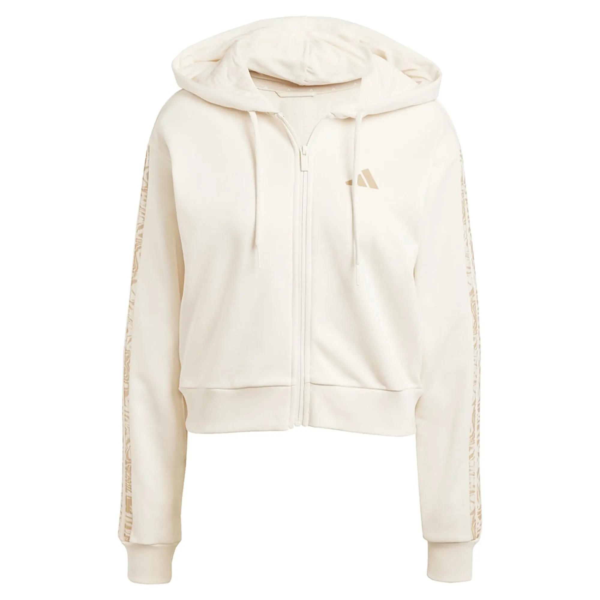Adidas Essentials Seasonals Animal French Terry Full Zip Sweatshirt