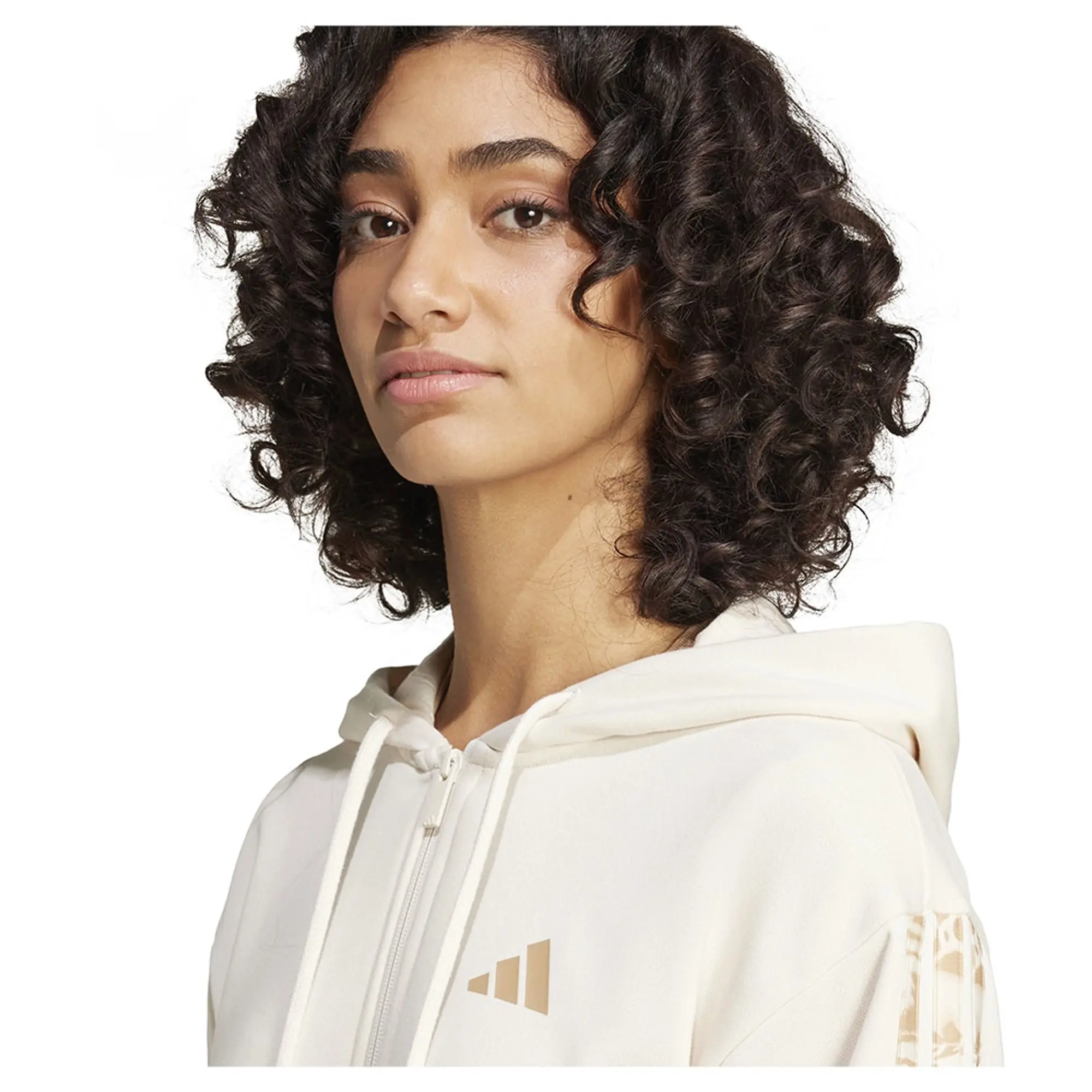 Adidas Essentials Seasonals Animal French Terry Full Zip Sweatshirt