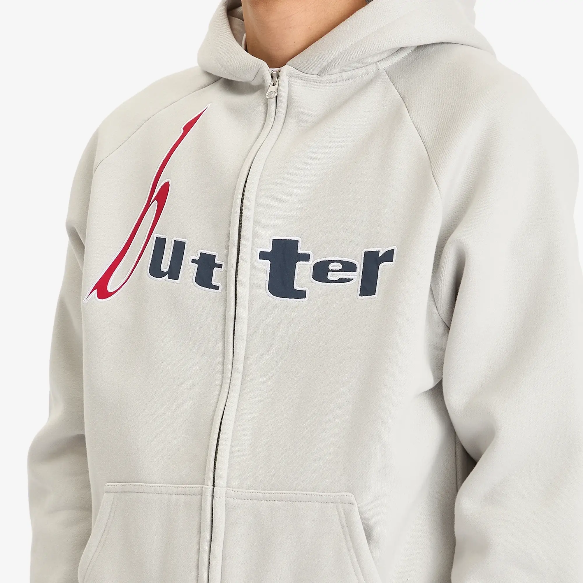 Butter Goods Men's Device Zip Hoodie Cement