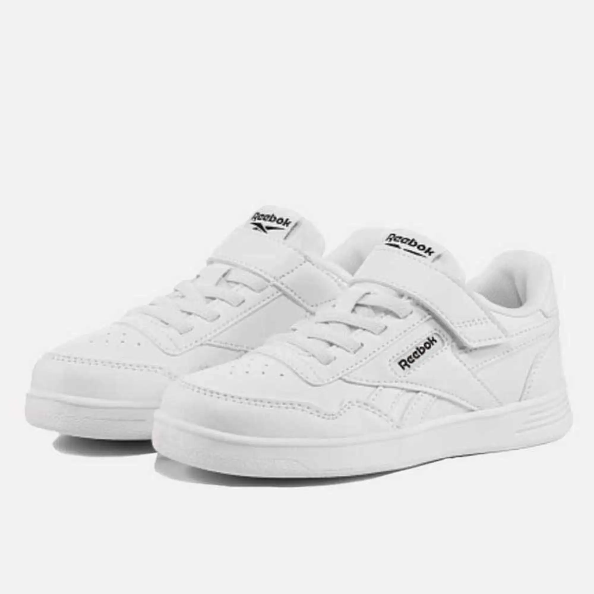 Reebok Court Advance Elastic & Top Strap Children Trainers