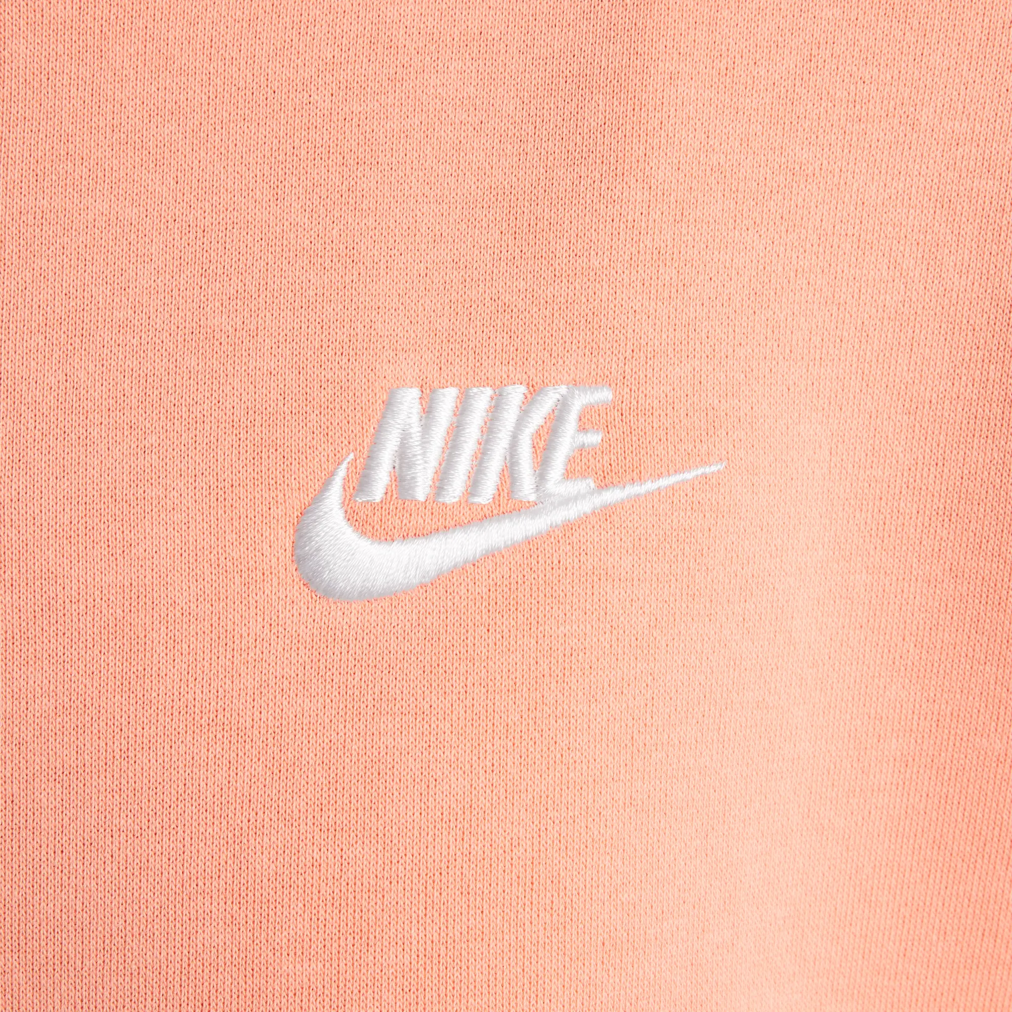 Nike Sportswear Club Fleece Girls' Boxy Crew-Neck Sweatshirt - Orange - Fleece > Club Fleece