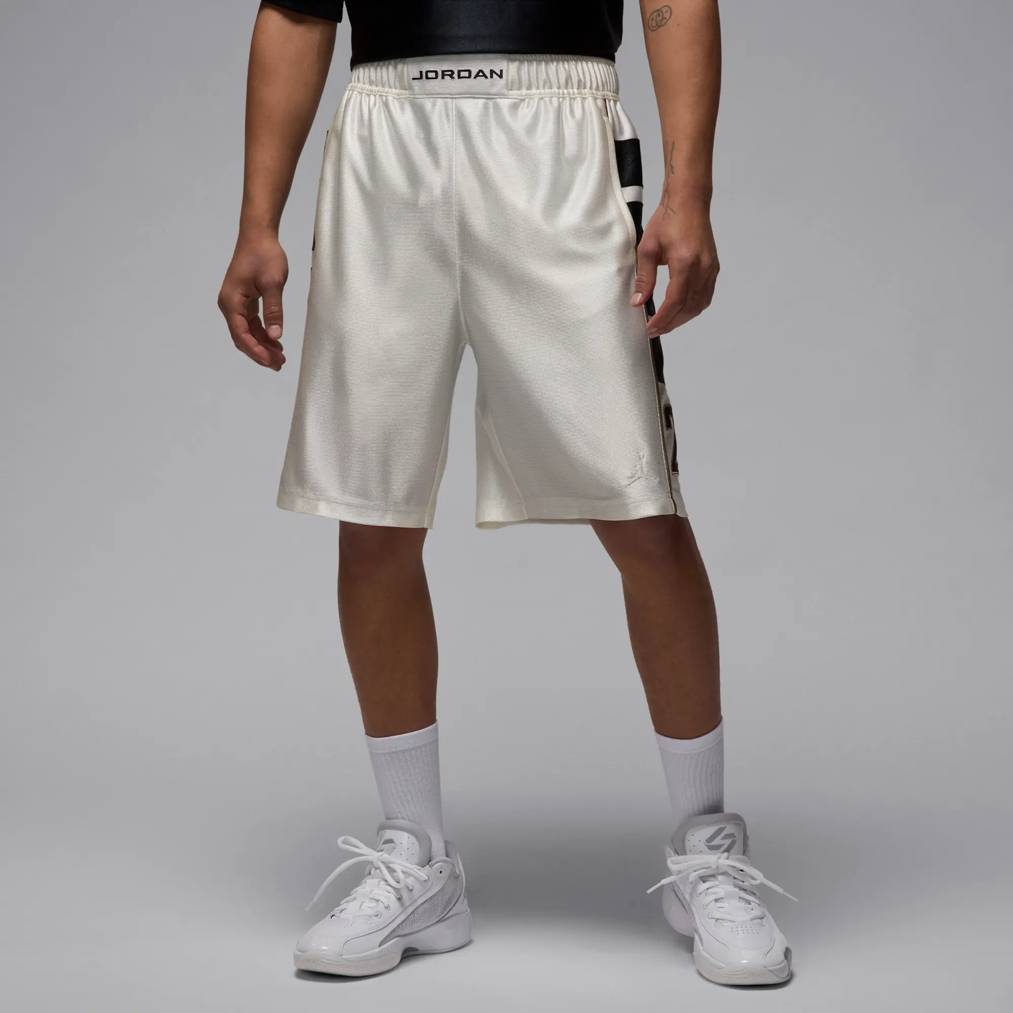 Nike Jordan Brooklyn Cat Scratch Men's Shorts - White