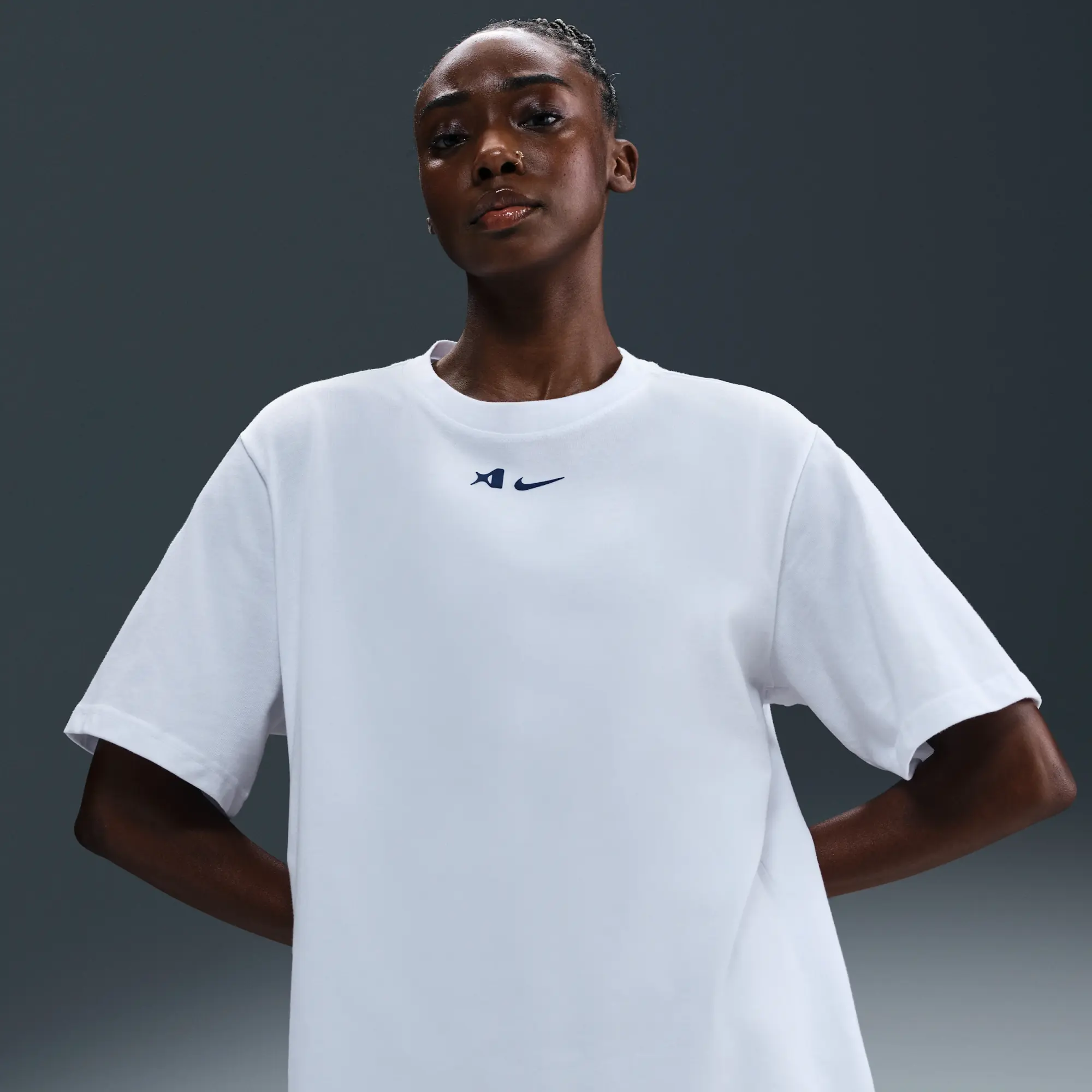Nike A'ja Wilson Women's Loose Short-Sleeve T-Shirt - White