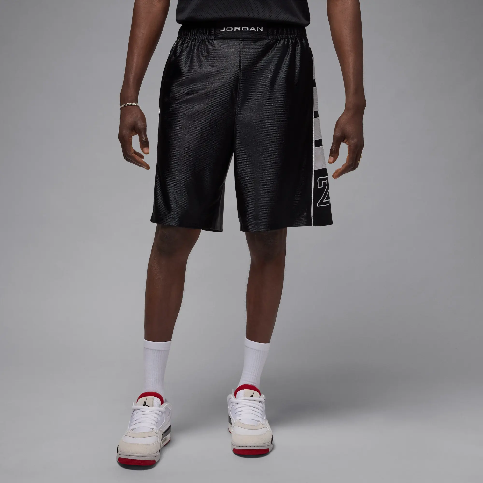 Nike Jordan Brooklyn Cat Scratch Men's Shorts - Black