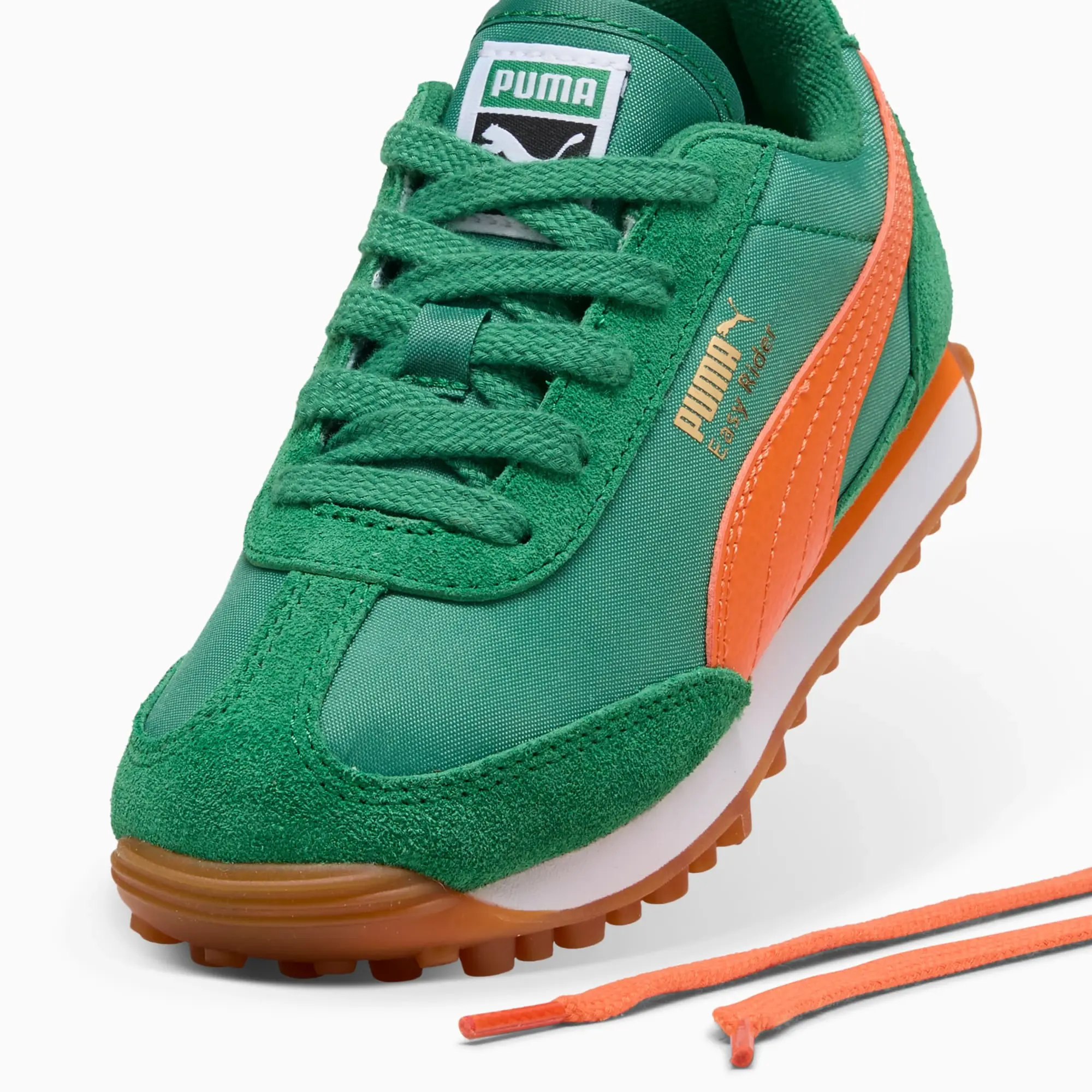PUMA Easy Rider Vintage Sneakers Kids, Archive Green/Rickie Orange, size 1