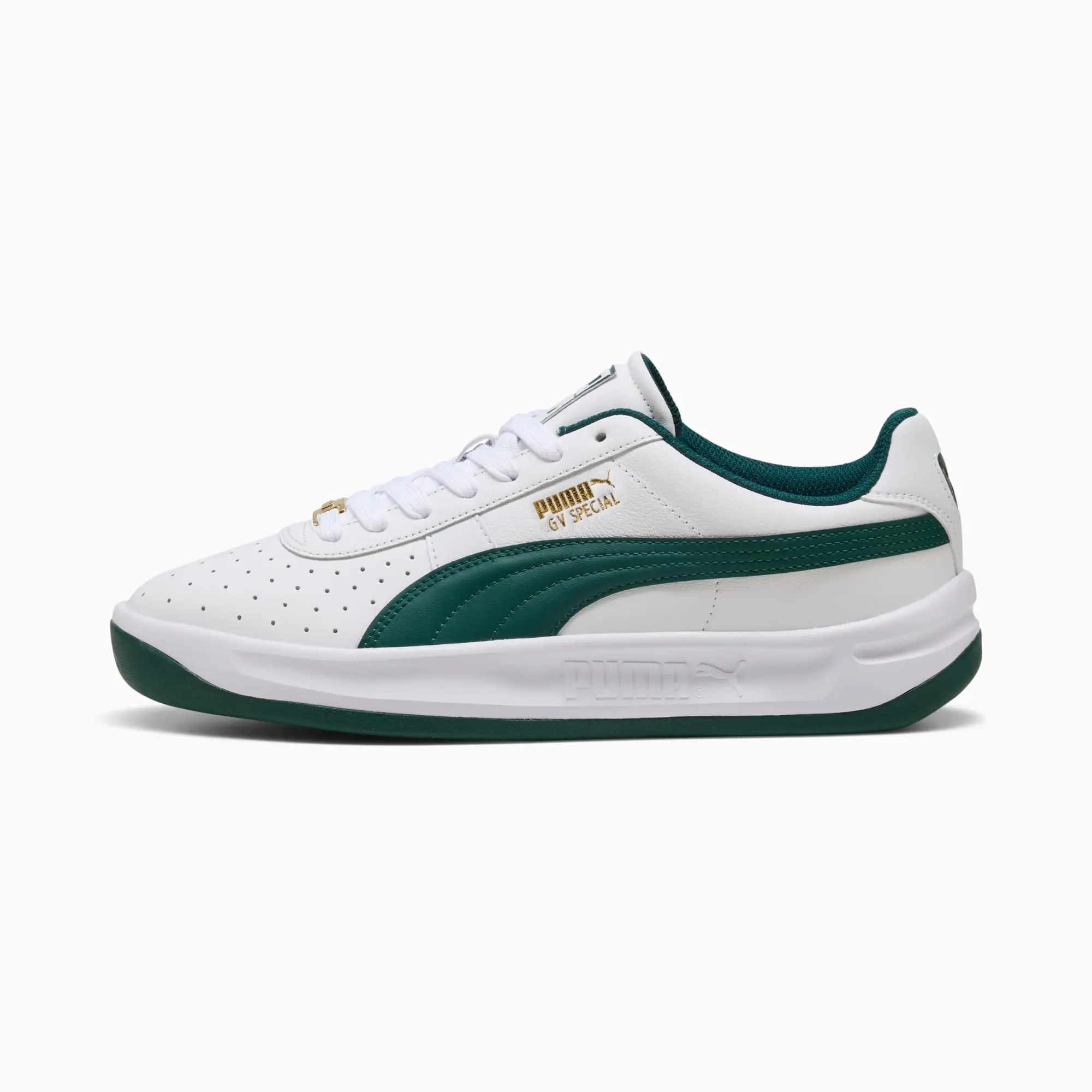 PUMA Gv Special Sneakers, White/Dark Myrtle, size 10