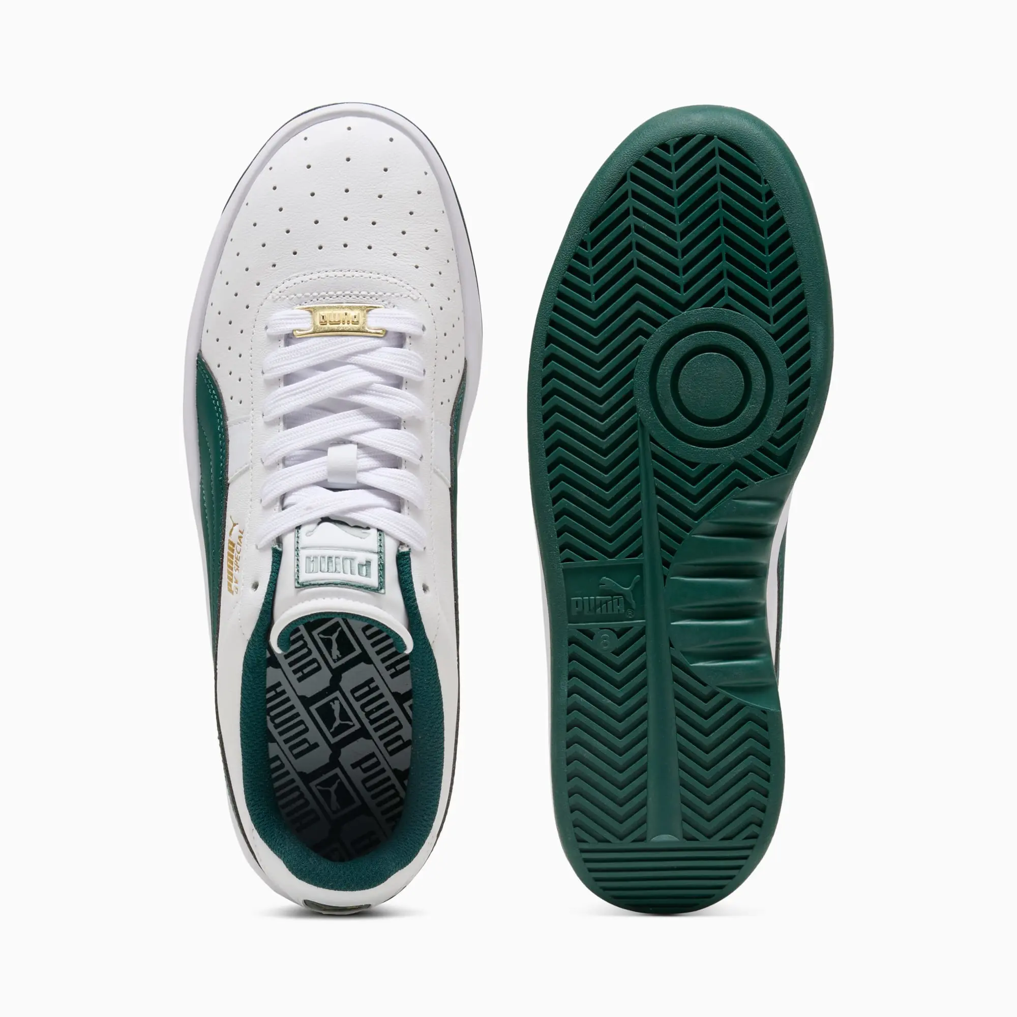 PUMA Gv Special Sneakers, White/Dark Myrtle, size 10