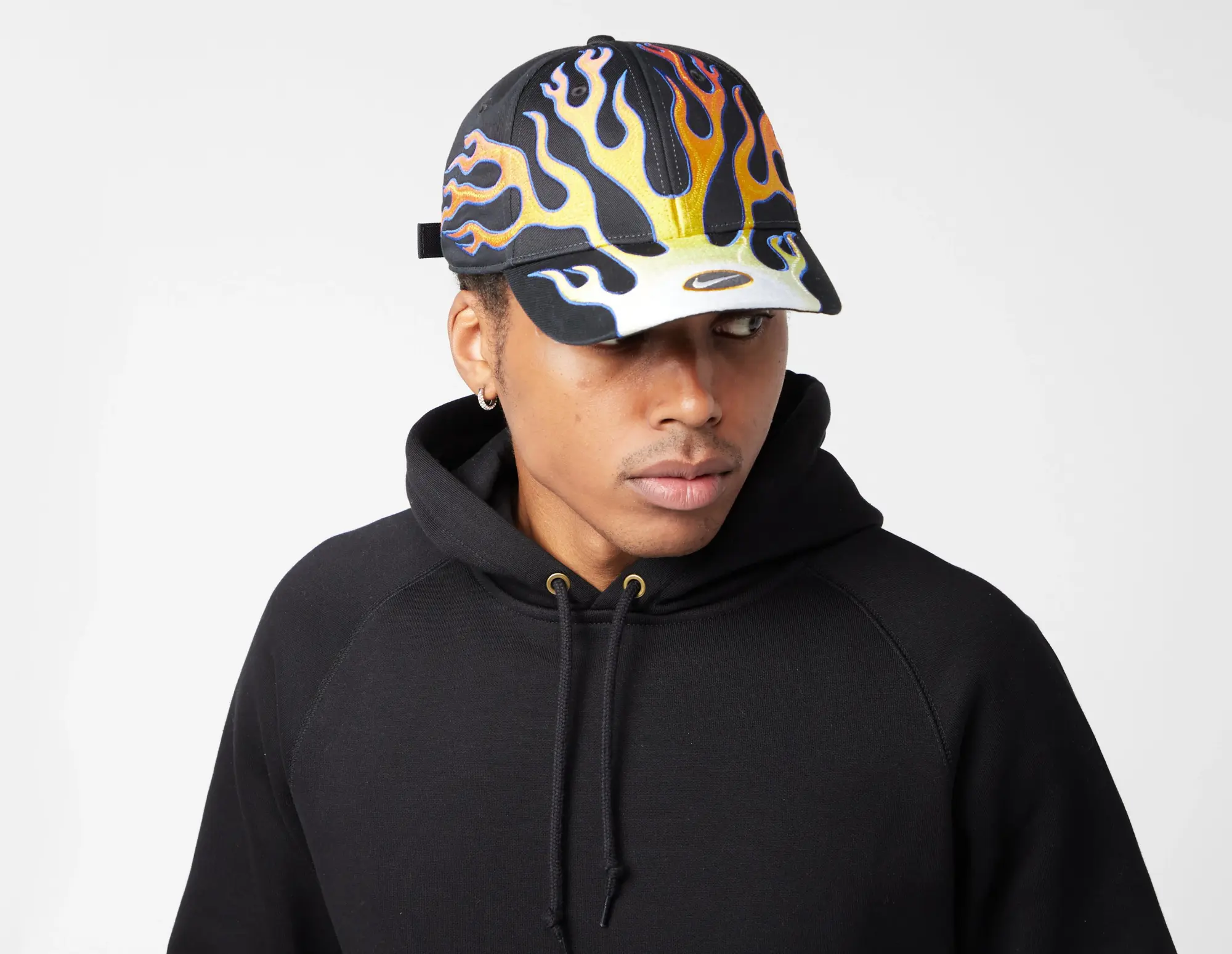 Nike Club Flame Cap, Black