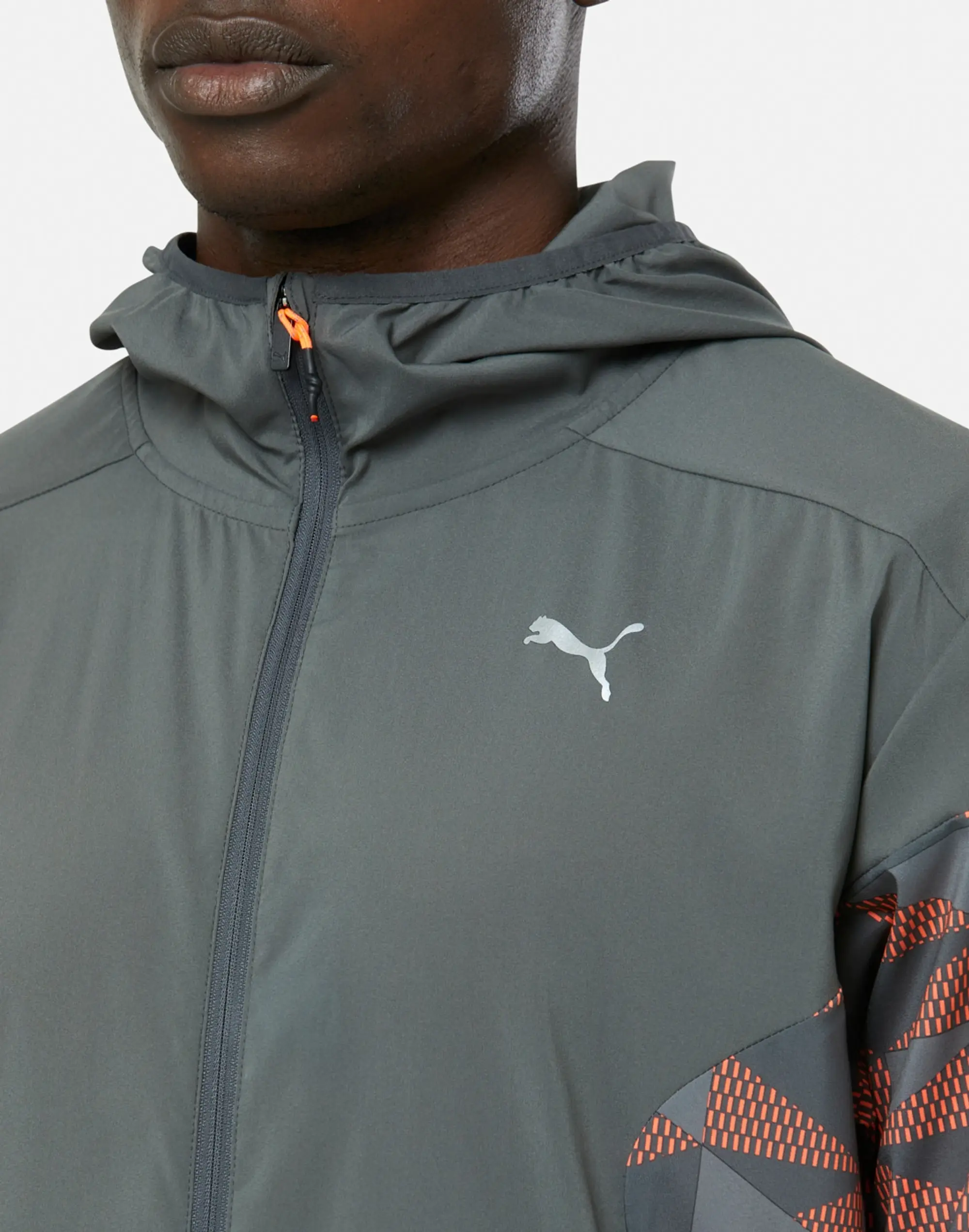 Men's Puma Speed Lightweight Woven Jacket in Black 