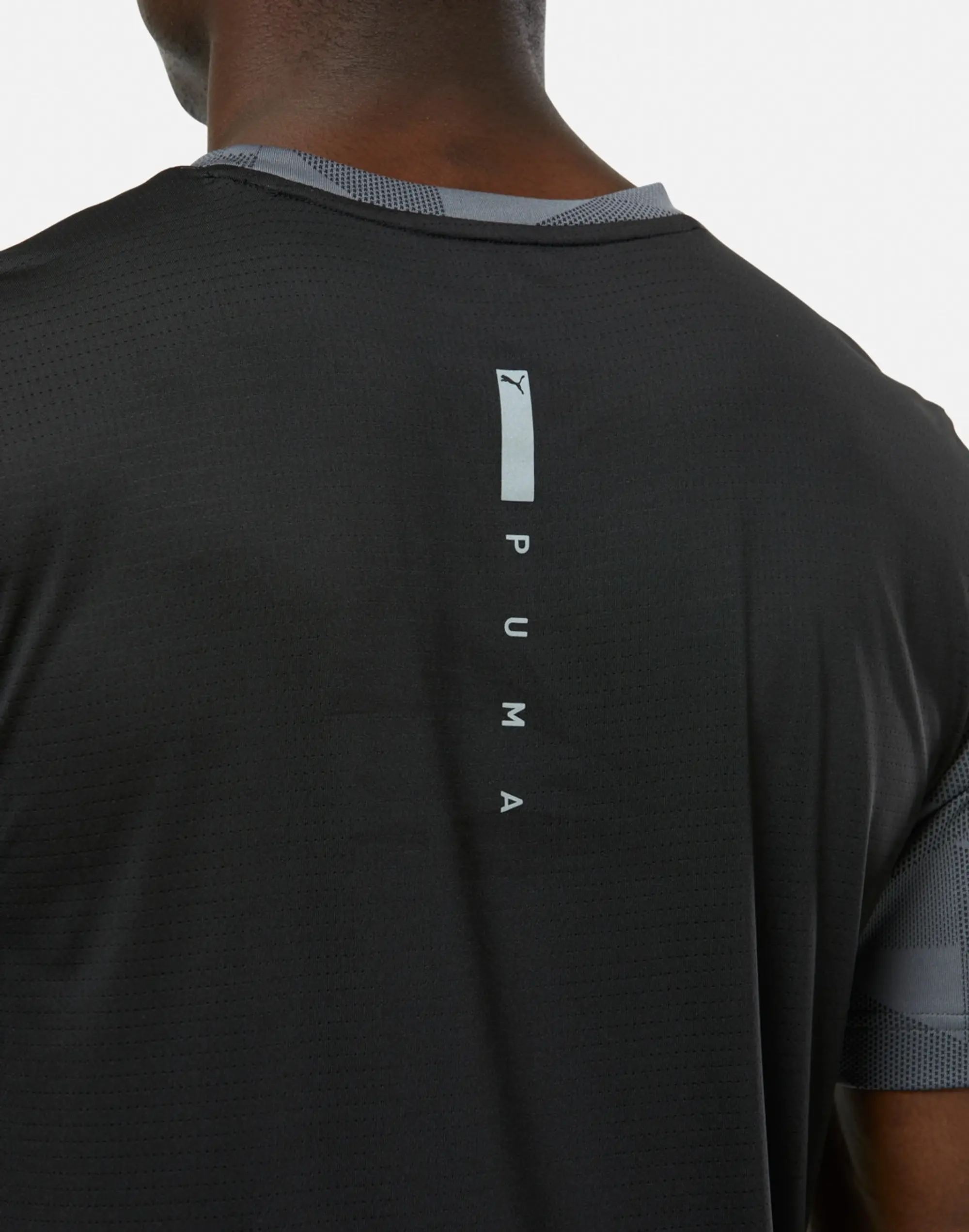 Men's Puma Aop Speed T-Shirt in Black 