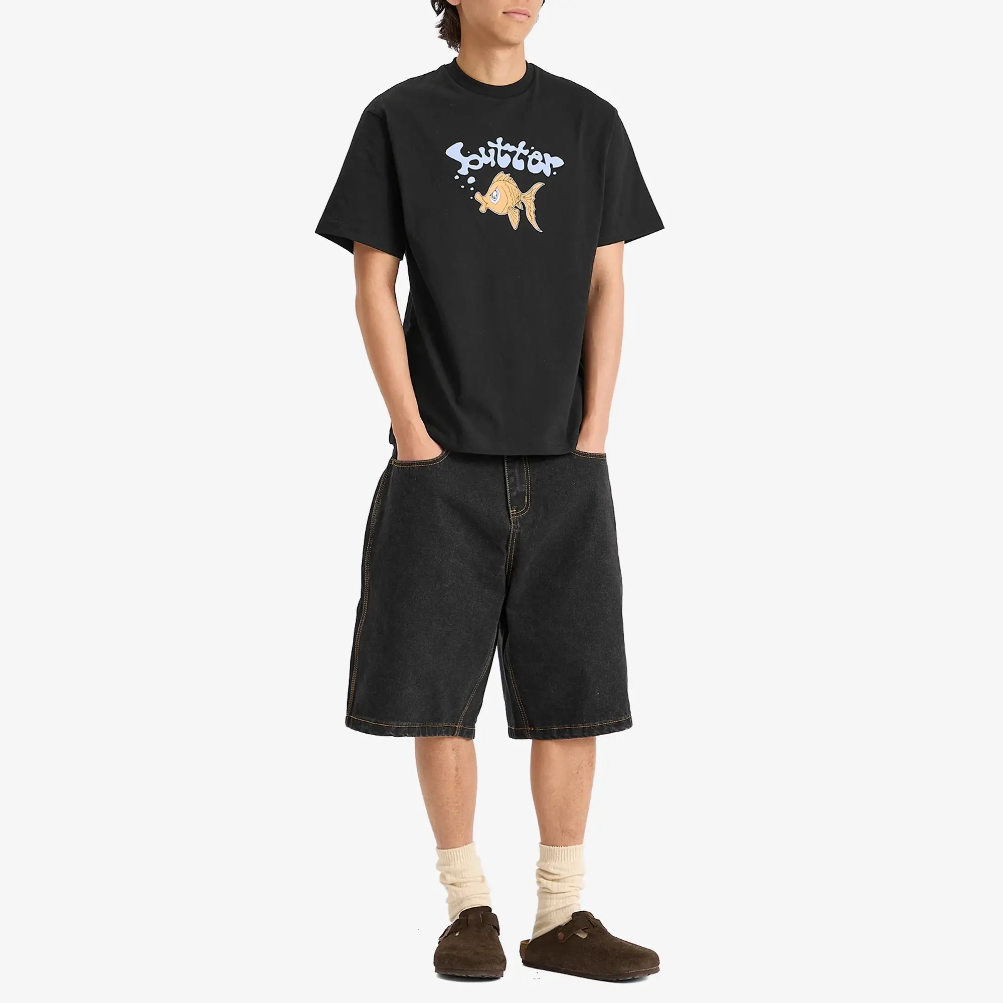 Butter Goods Men's Goldfish T-Shirt Black