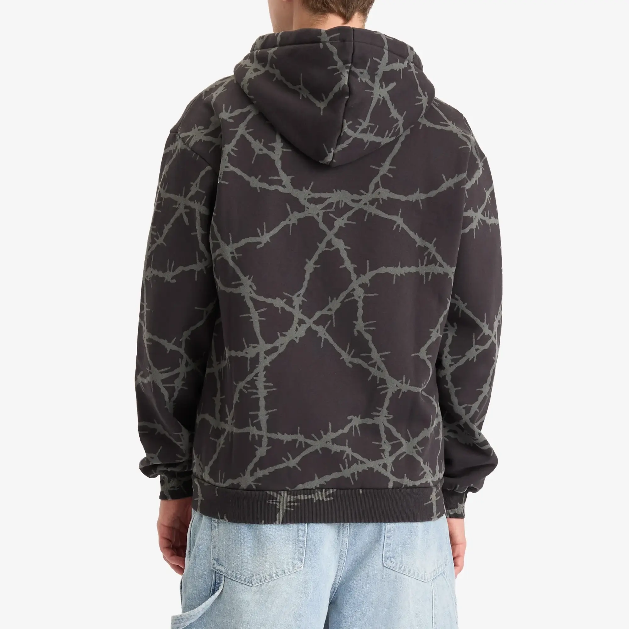 Butter Goods Men's Wired Zip Hoodie Charcoal