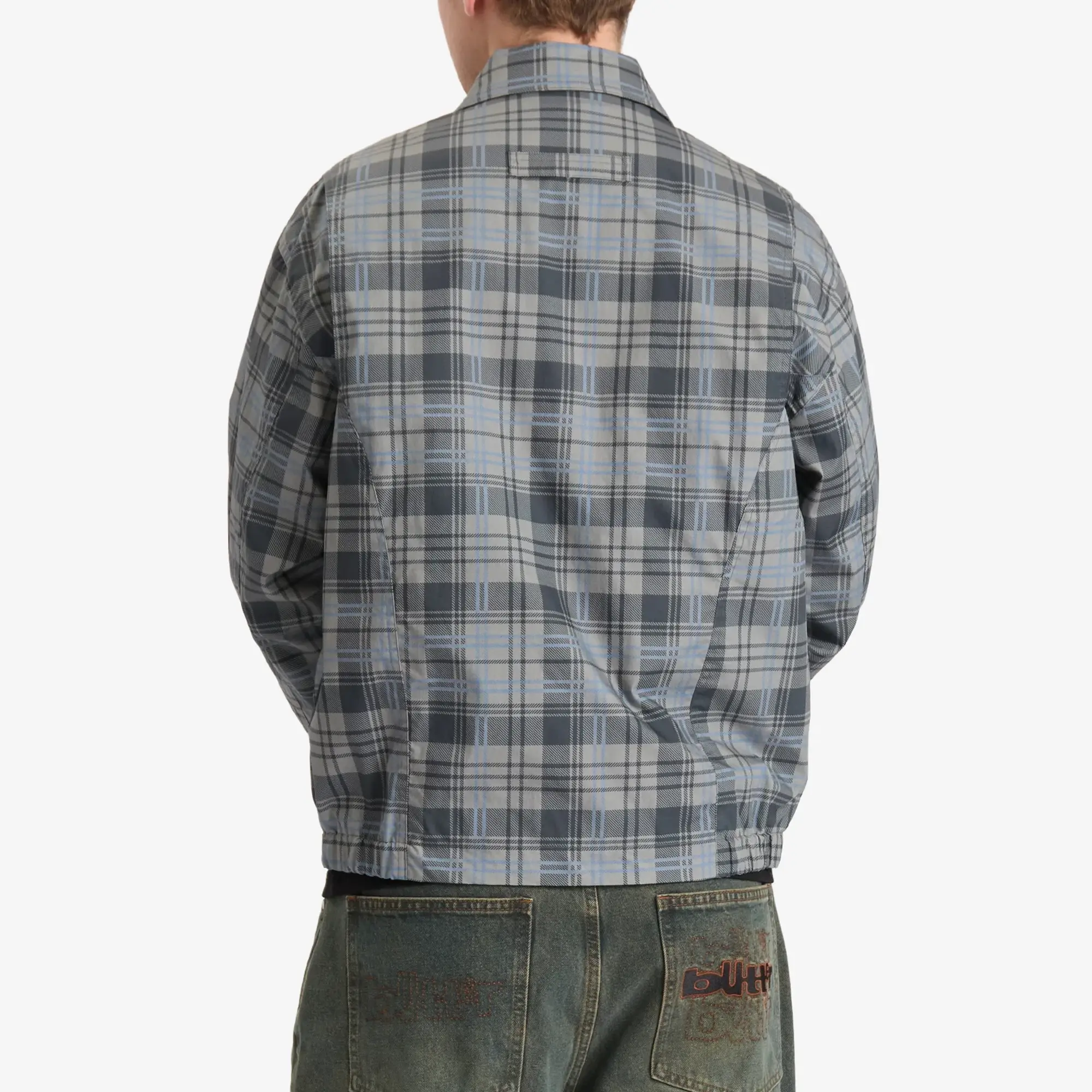 Butter Goods Men's Jive Jacket Navy Plaid
