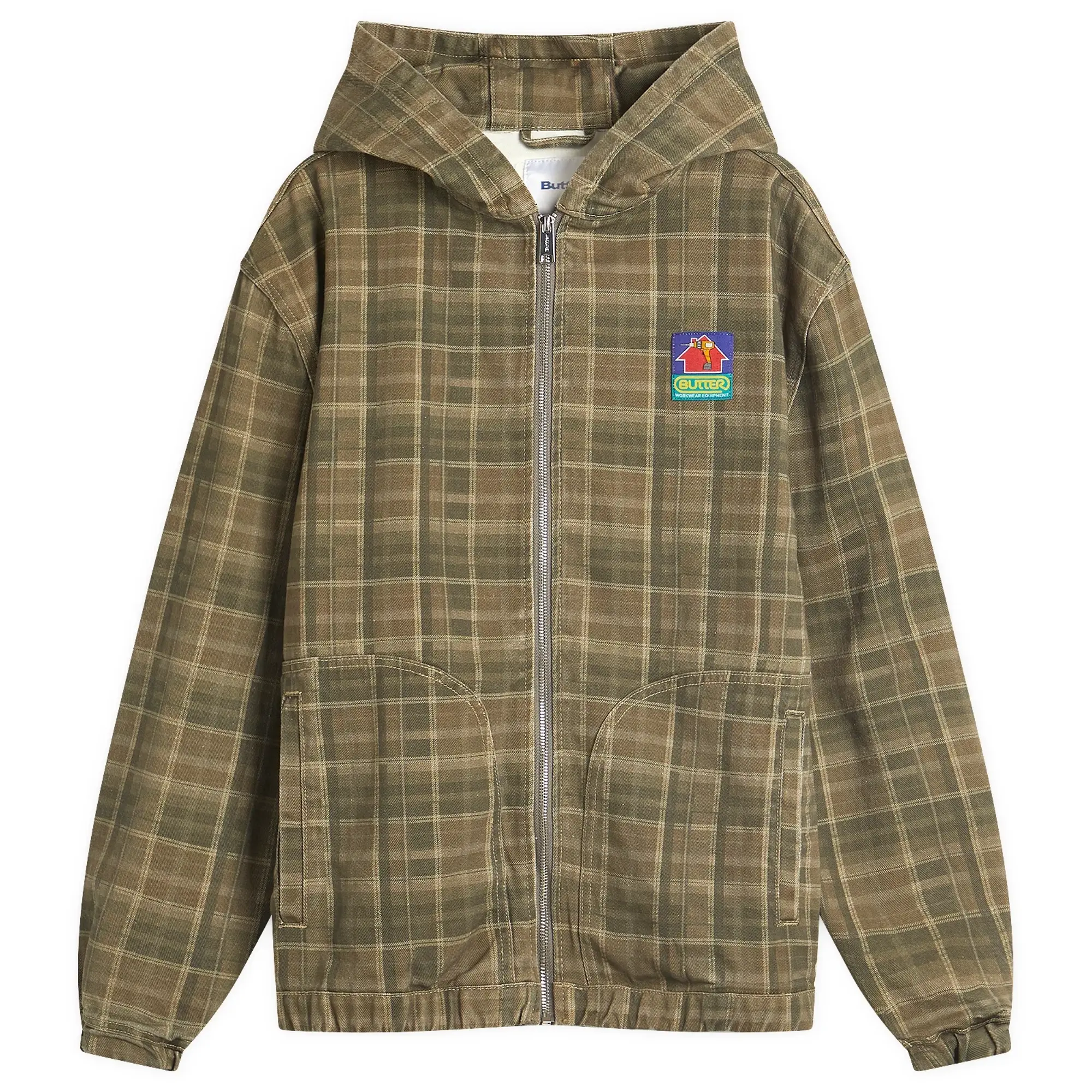 Butter Goods Men's Work Jacket Washed Plaid