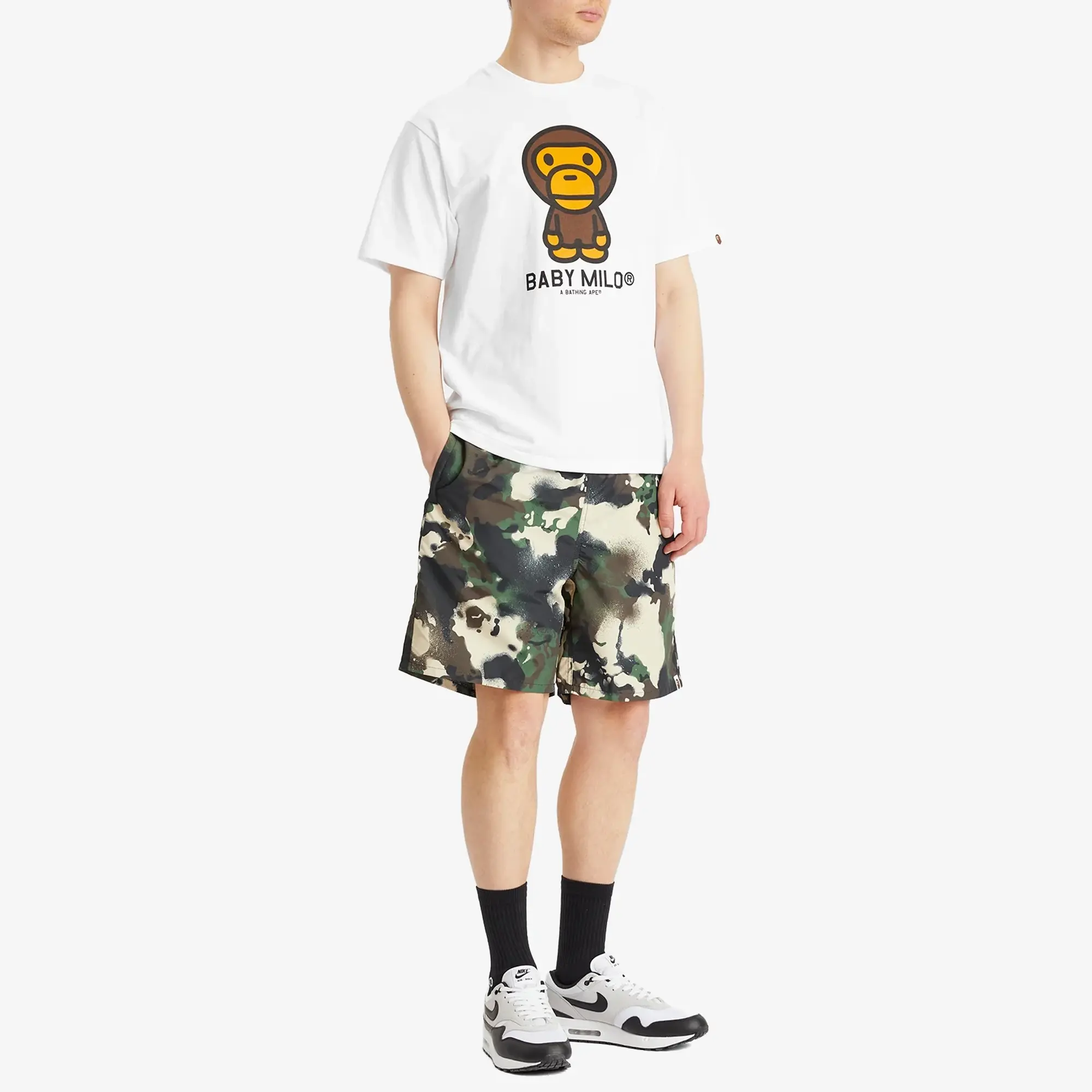 A Bathing Ape Men's Babyilo Tee White