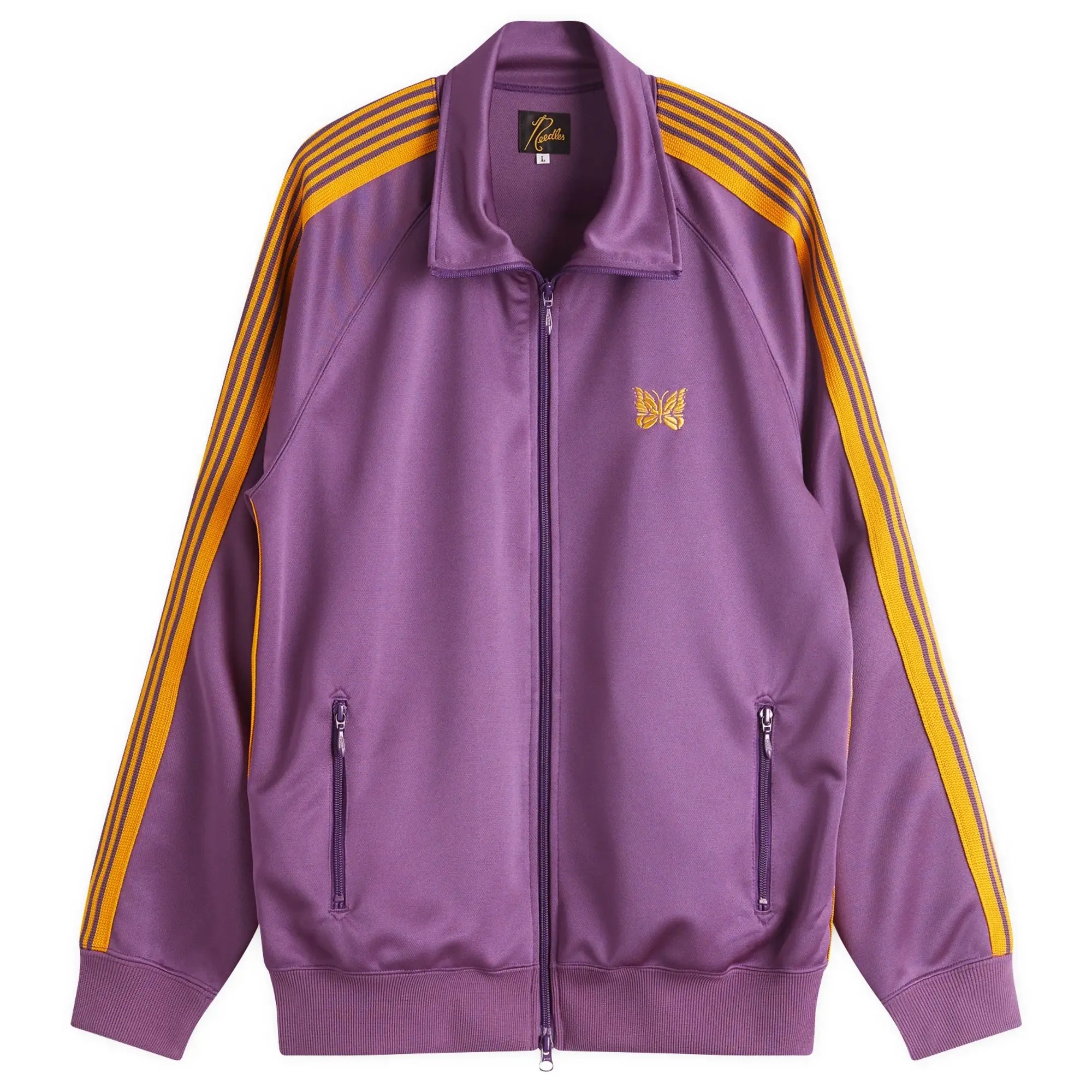 Needles Men's Poly Smooth Track Jacket Purple
