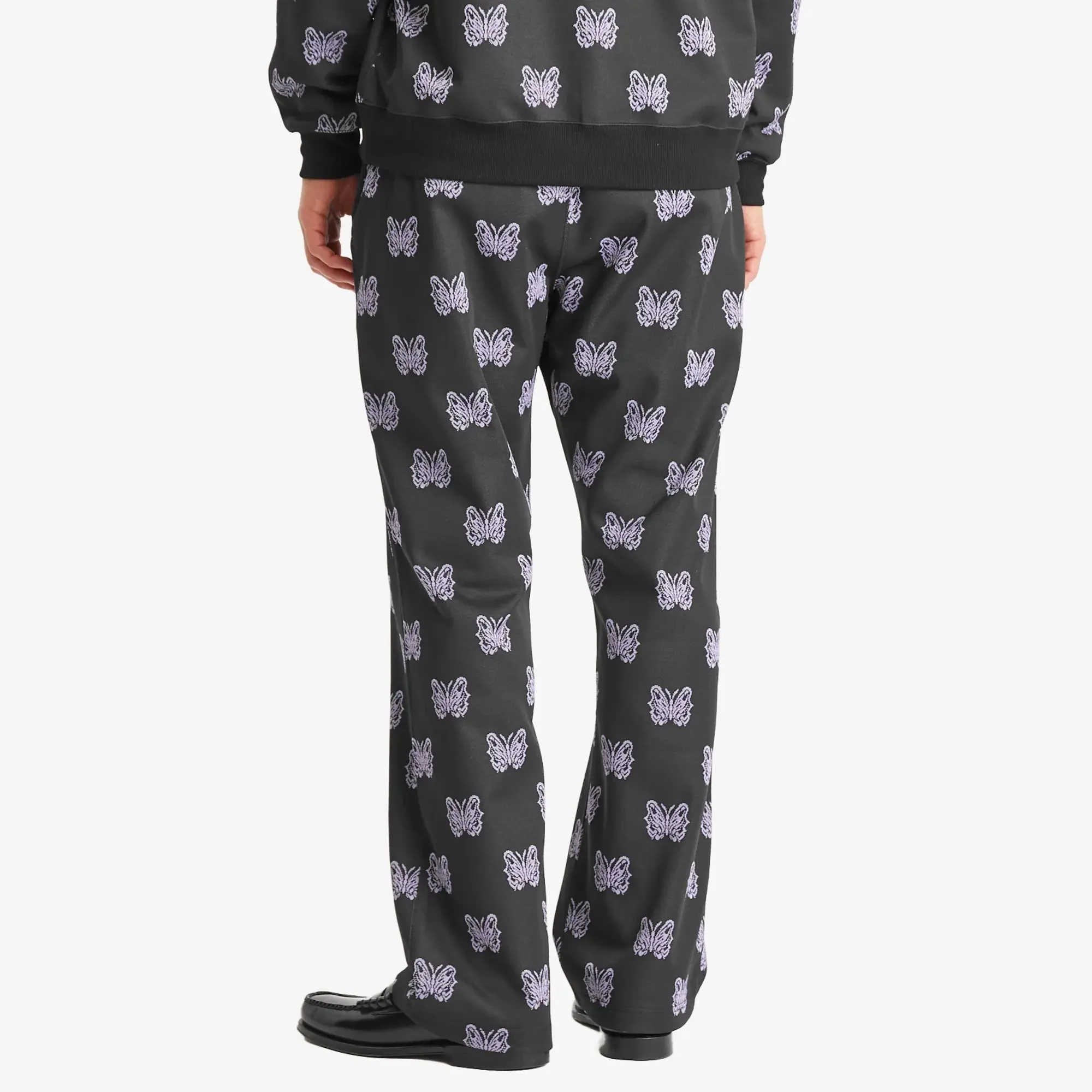 Needles Men's x Kae Tanaka Poly Jacquard Track Pant Black