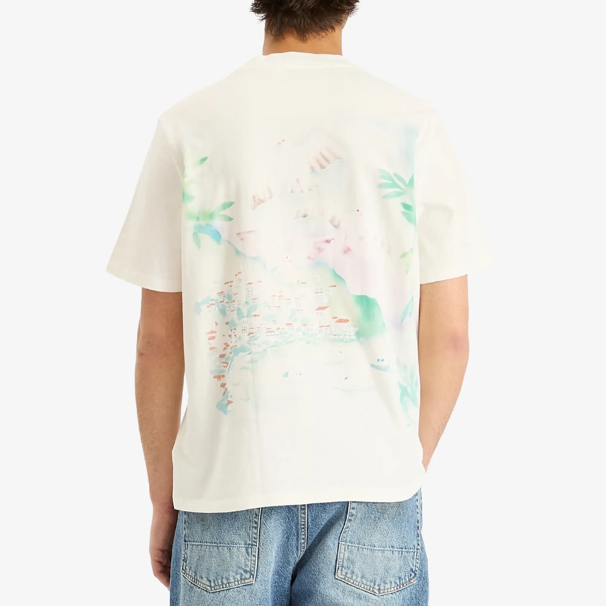 Our Legacy Men's Box T-Shirt Sea View Print Legacy Jersey