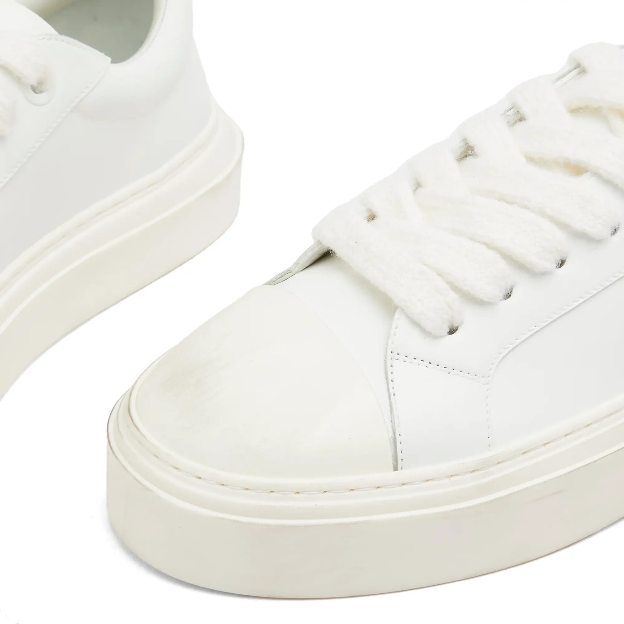 Cole Buxton Men's Toe Cap Sneaker White