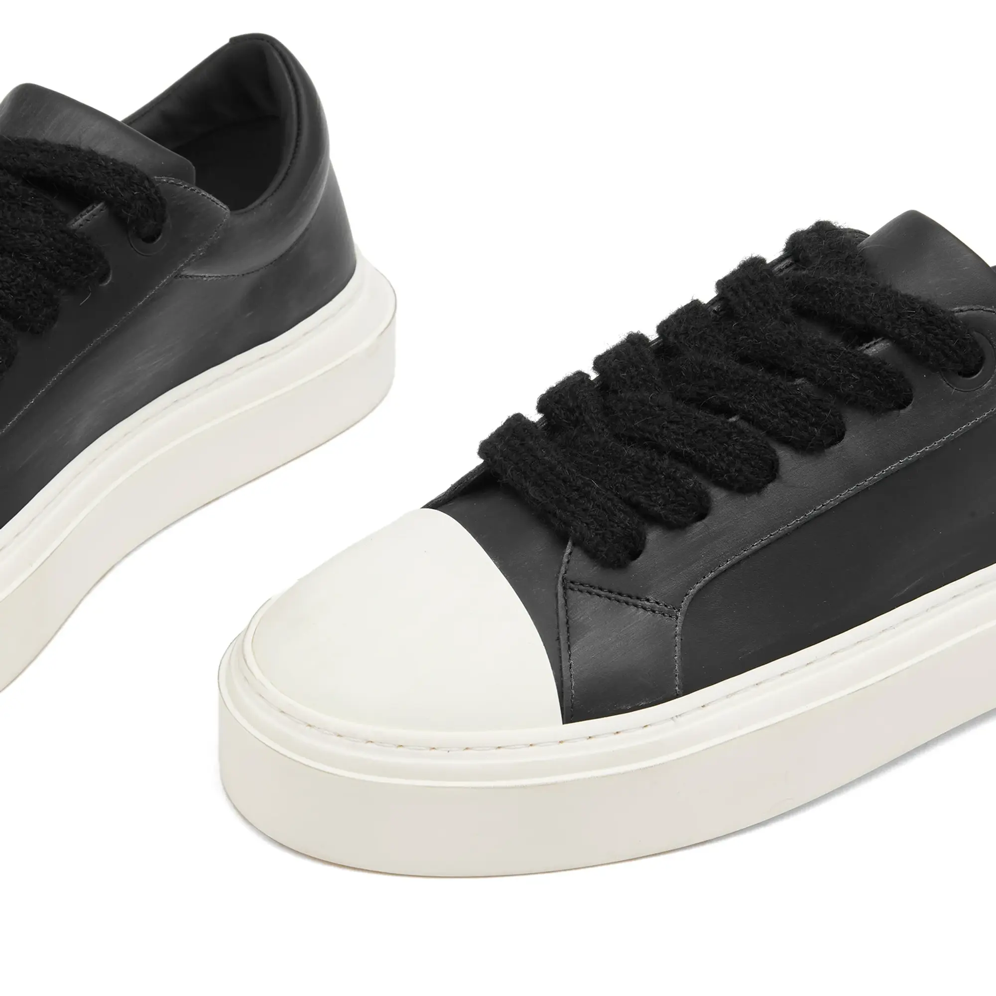 Cole Buxton Men's Toe Cap Sneaker Black