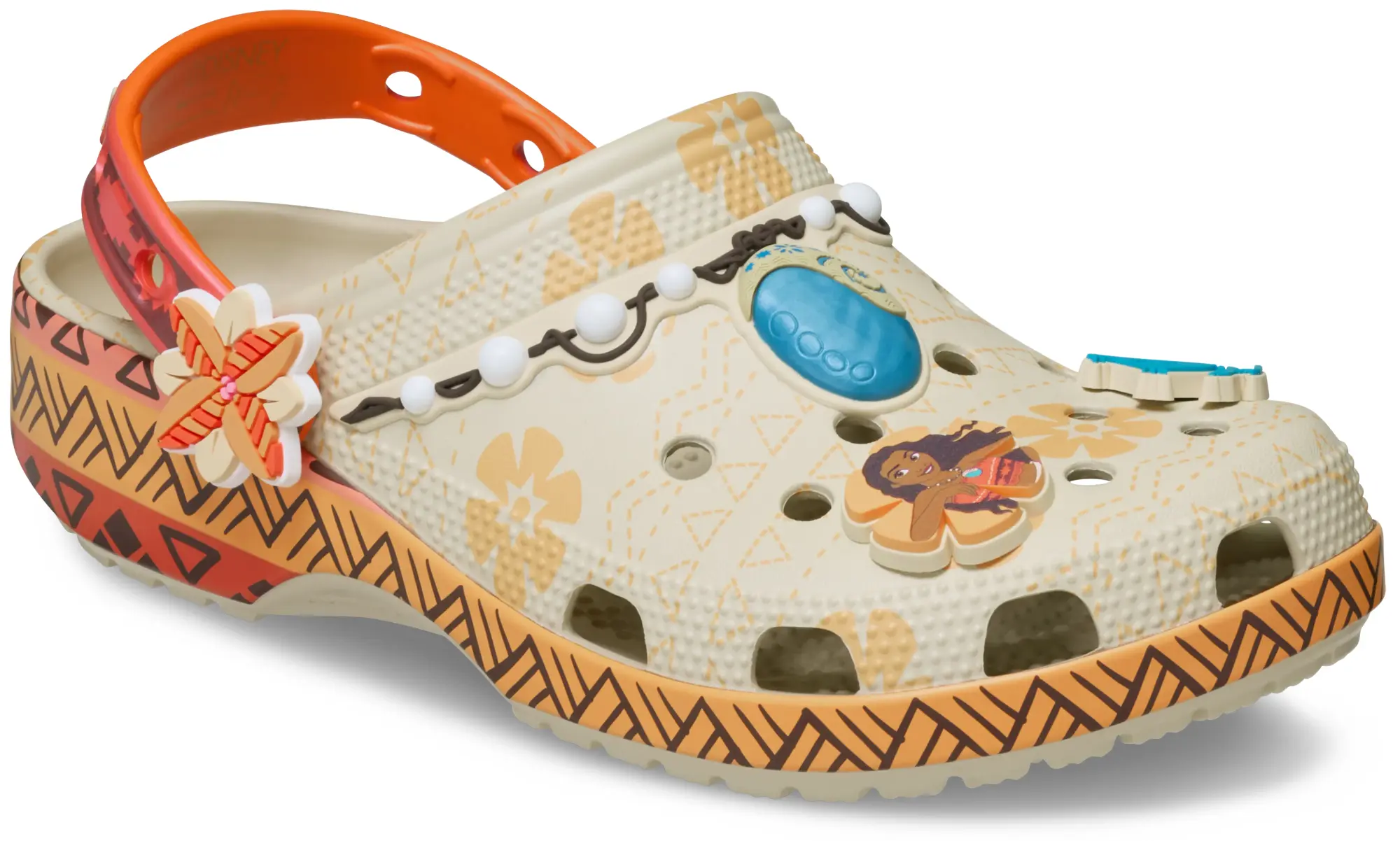 Crocs | Unisex | Disney Moana Classic | Clogs | Multi | W4/M3