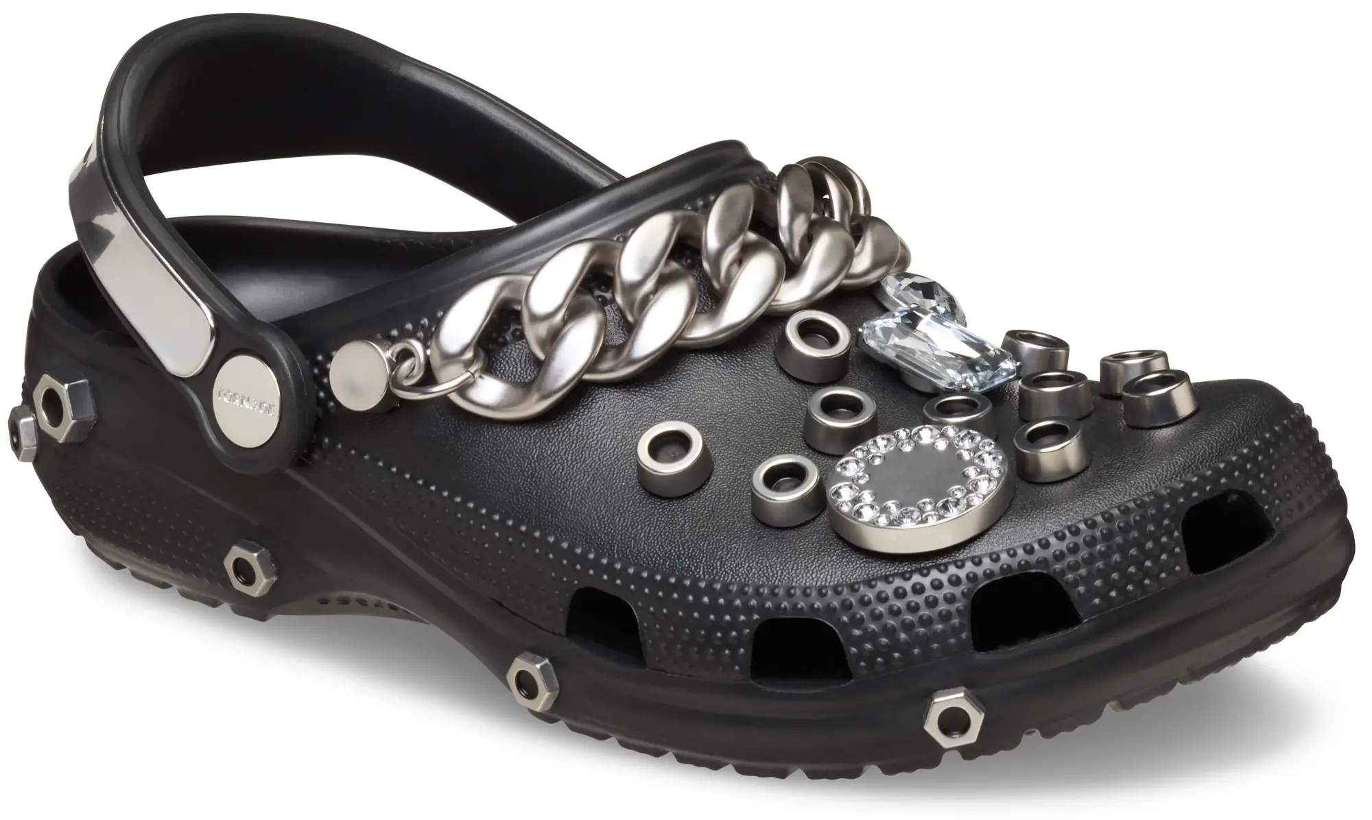 Crocs | Unisex | Louane X Crocs Classic | Clogs | Black / Multi | W4/M3