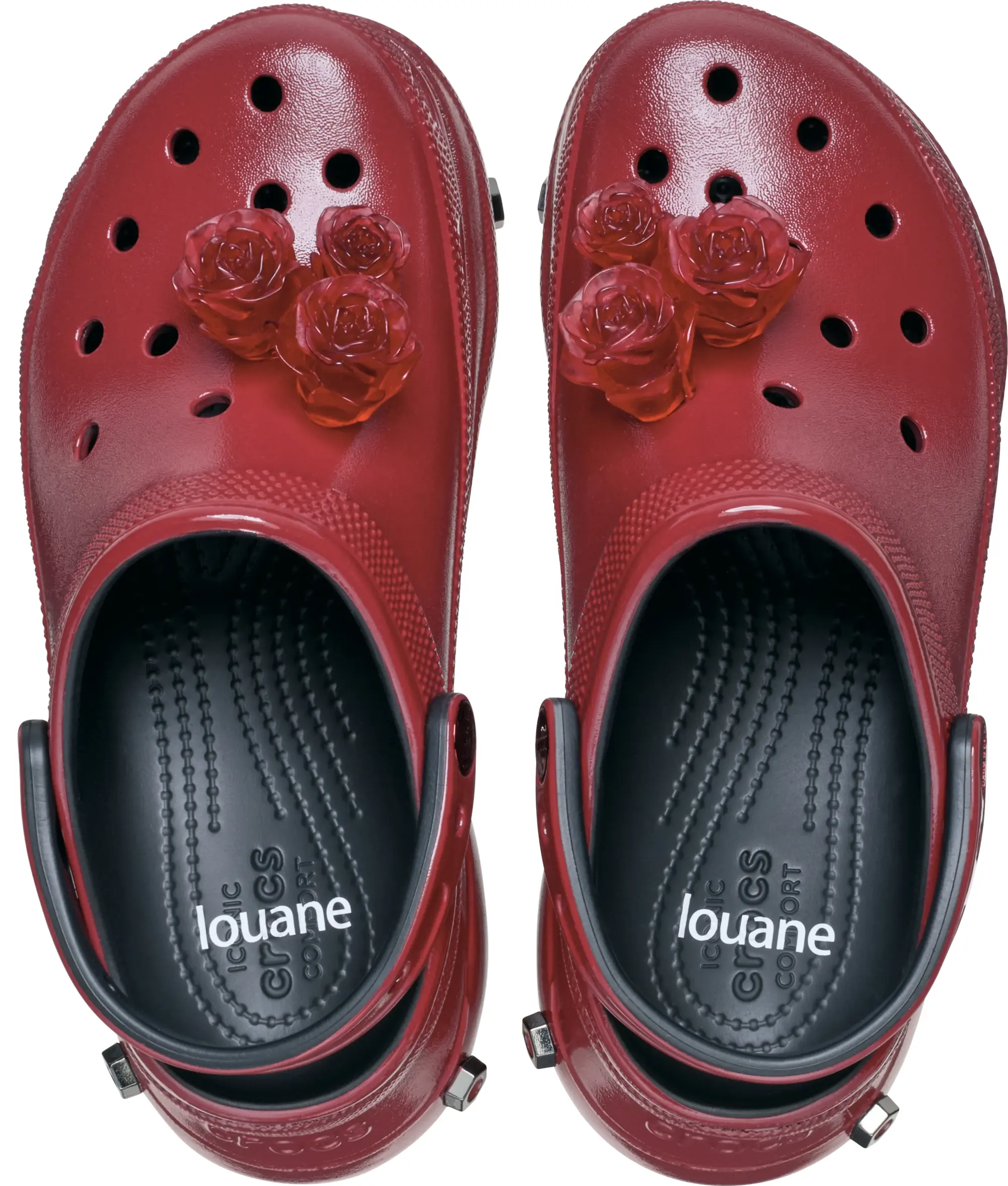 Crocs | Women | Louane X Crocs Bae | Clogs | Black / Red | 2