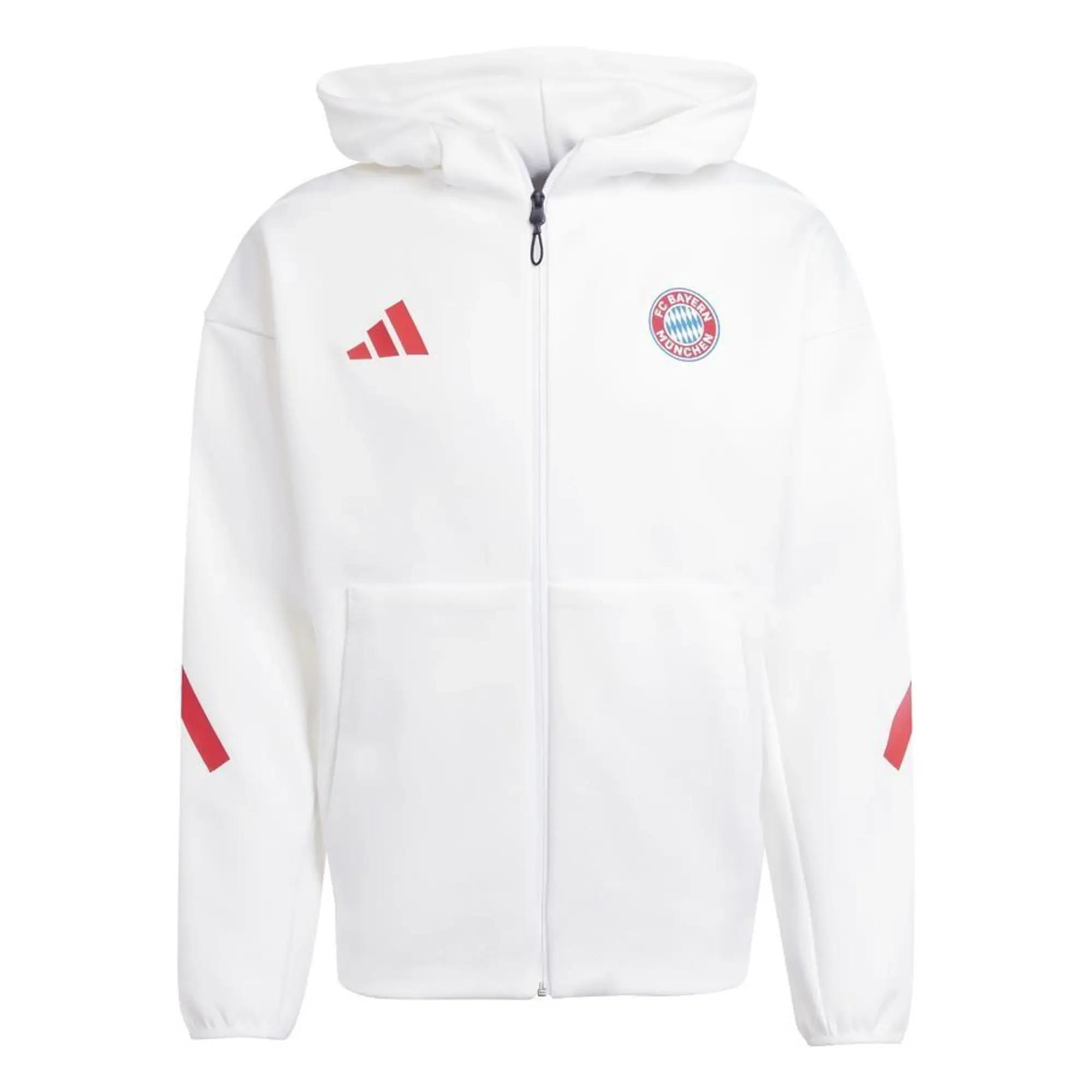 Bayern München Jacket Anthem - White/Black - ['White']