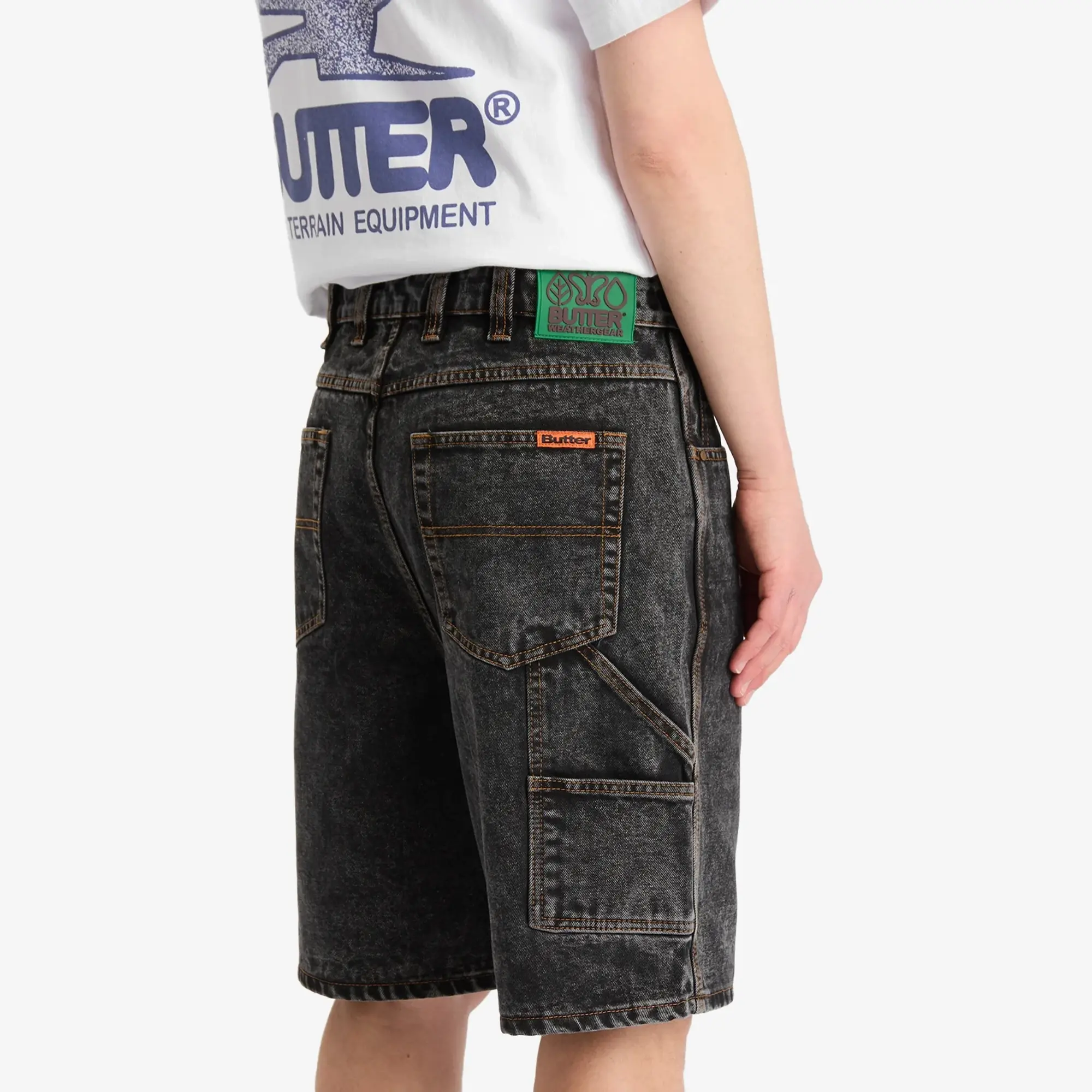 Butter Goods Men's Weathergear Denim Shorts Gunmetal