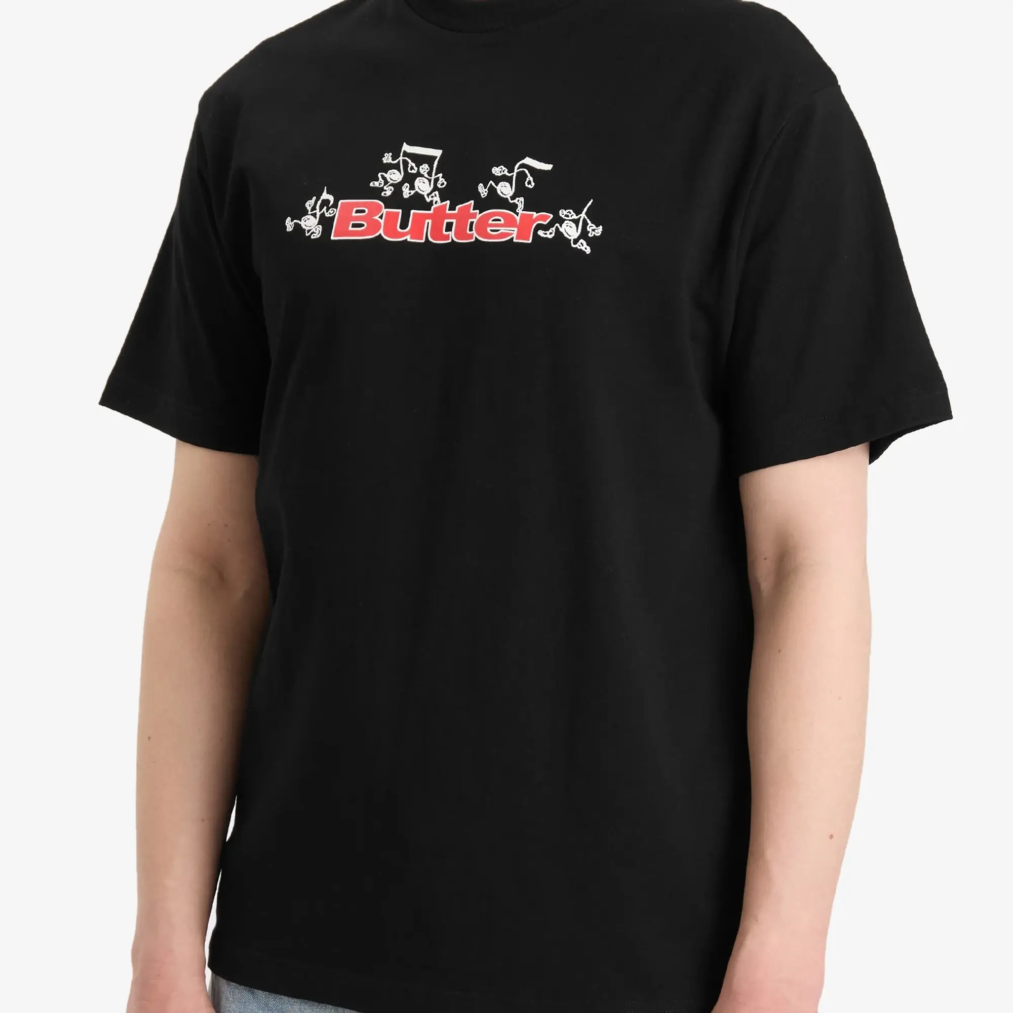 Butter Goods Men's Tempo Logo T-Shirt Black