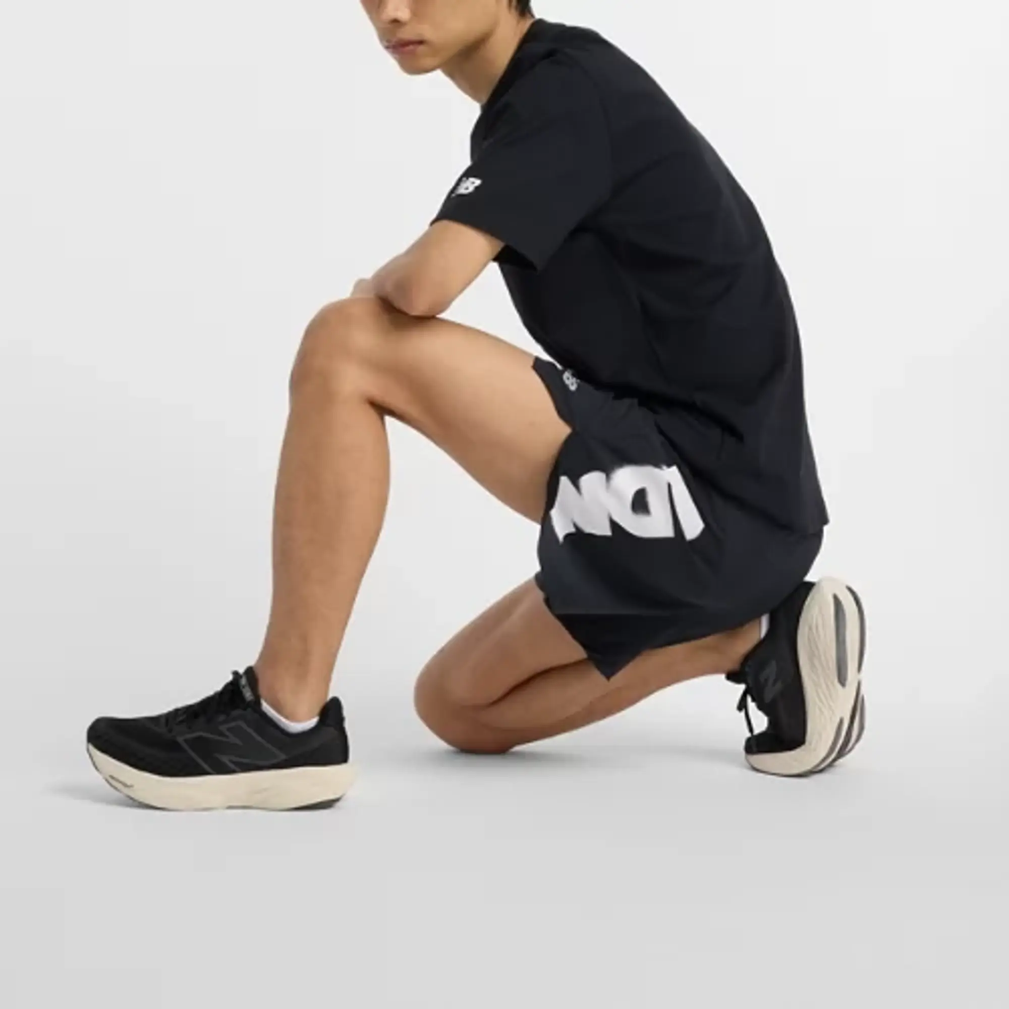 New Balance Men's London Edition RC Short 5" in Black Polywoven