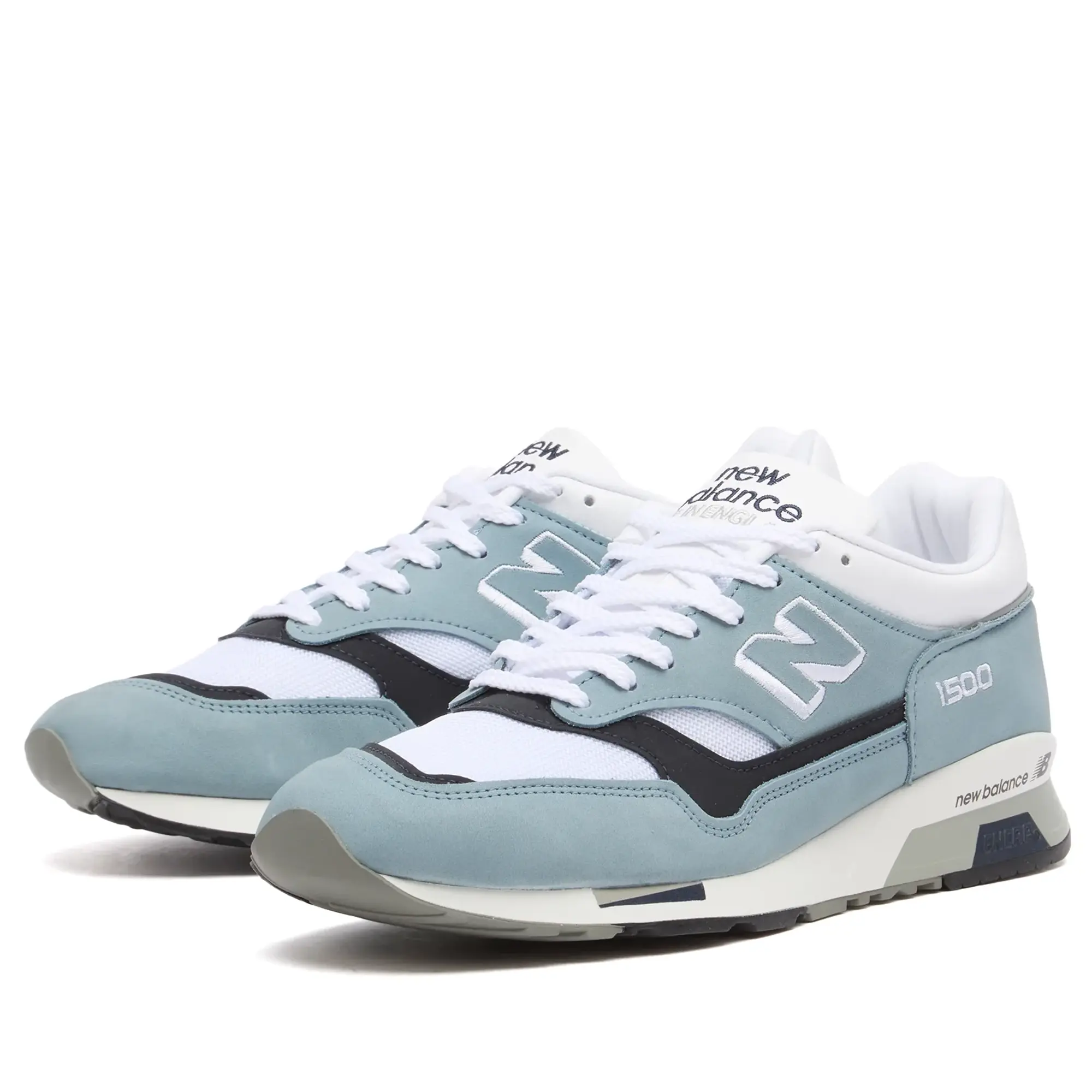 New Balance Unisex Made in UK 1500 in Blue/White/Grey Suede/Mesh
