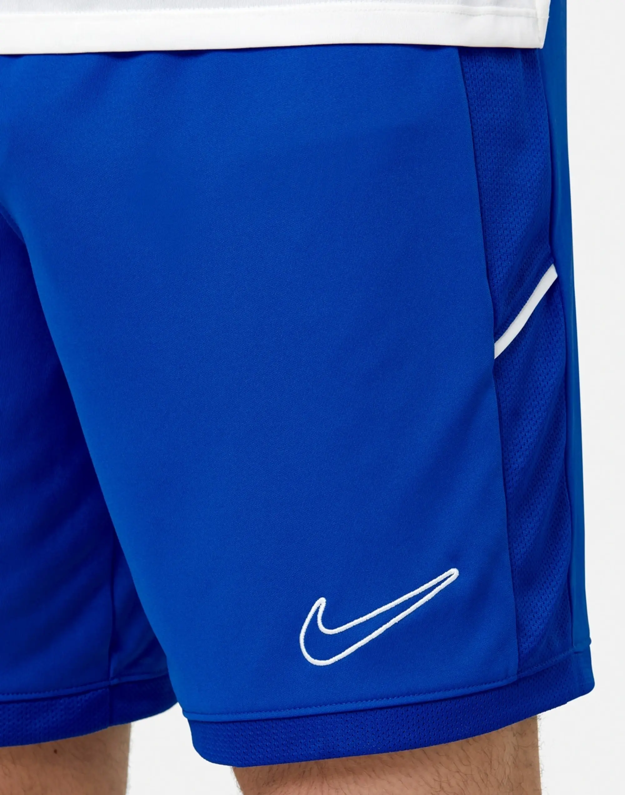 Men's Nike Academy Shorts in Blue/White 