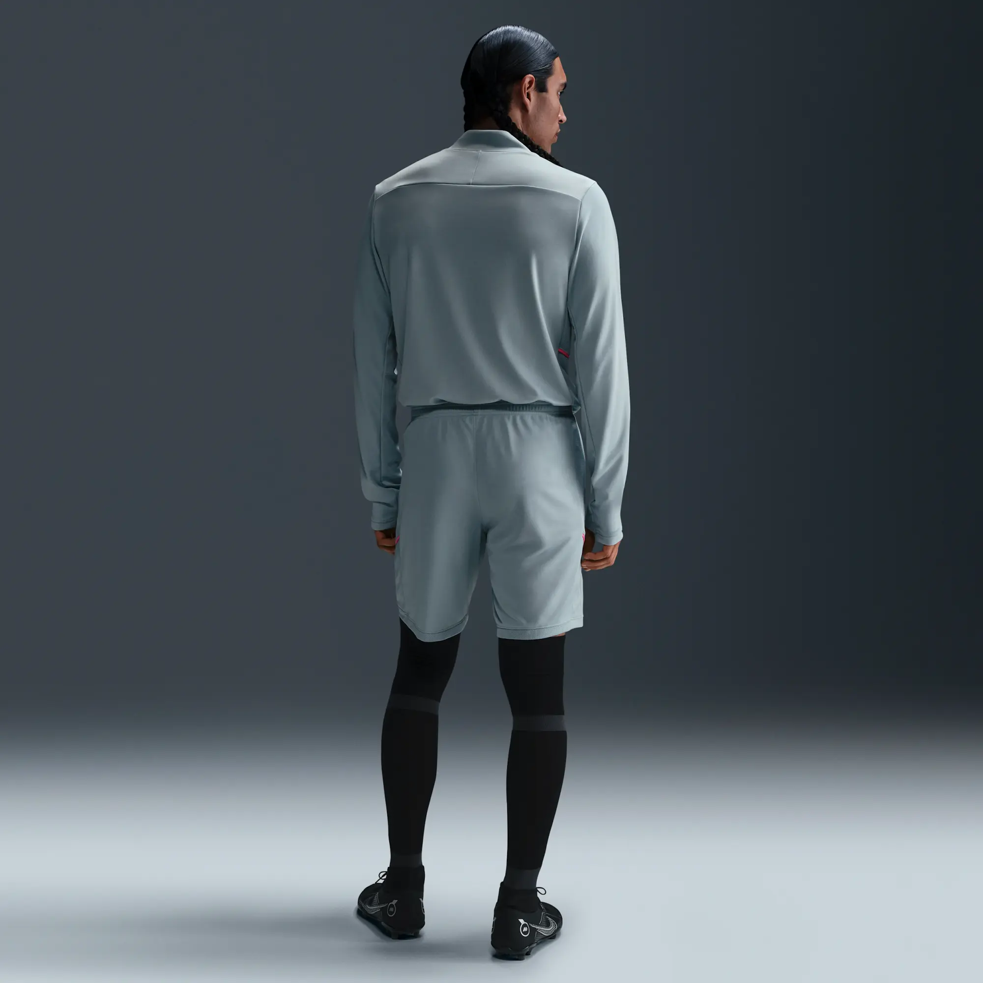 Nike Academy Men's Dri-FIT Football Shorts - Grey - Polyester
