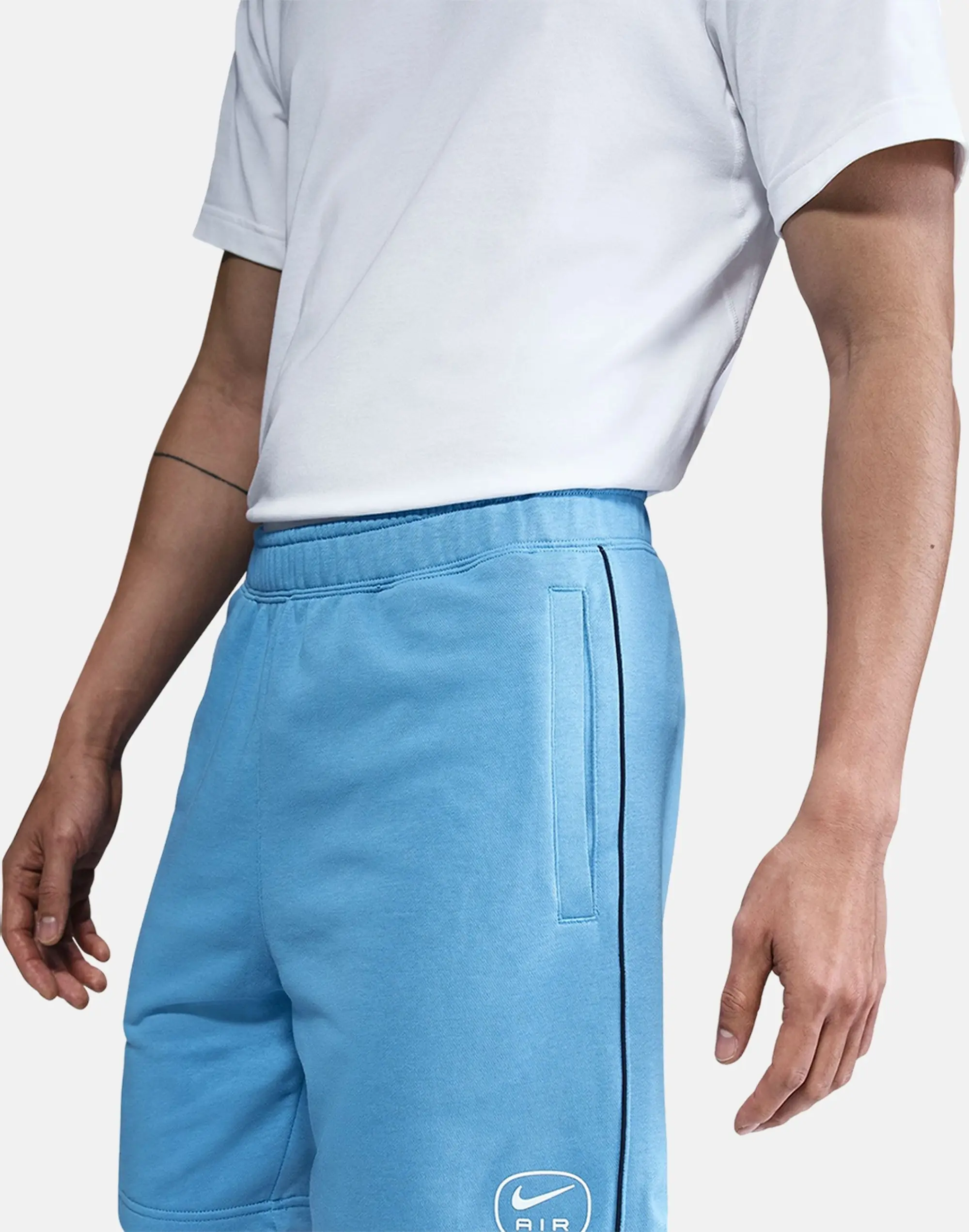 Men's Nike Swoosh Air Shorts in Blue 