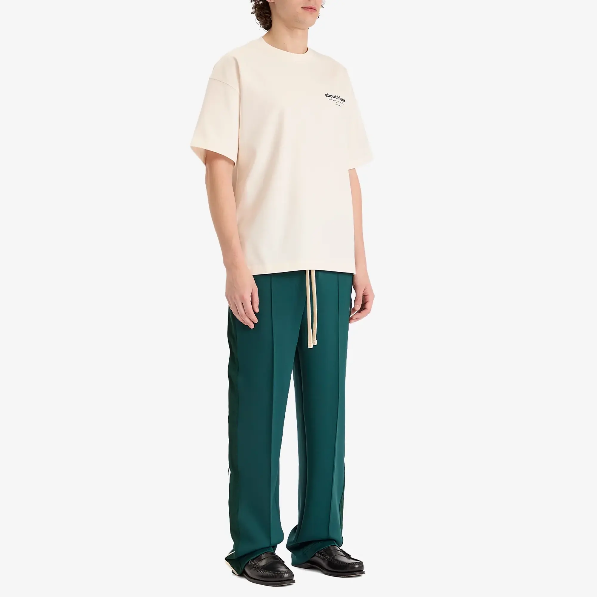 about:blank Men's Monogram Trackpant Epsom Green/Ecru