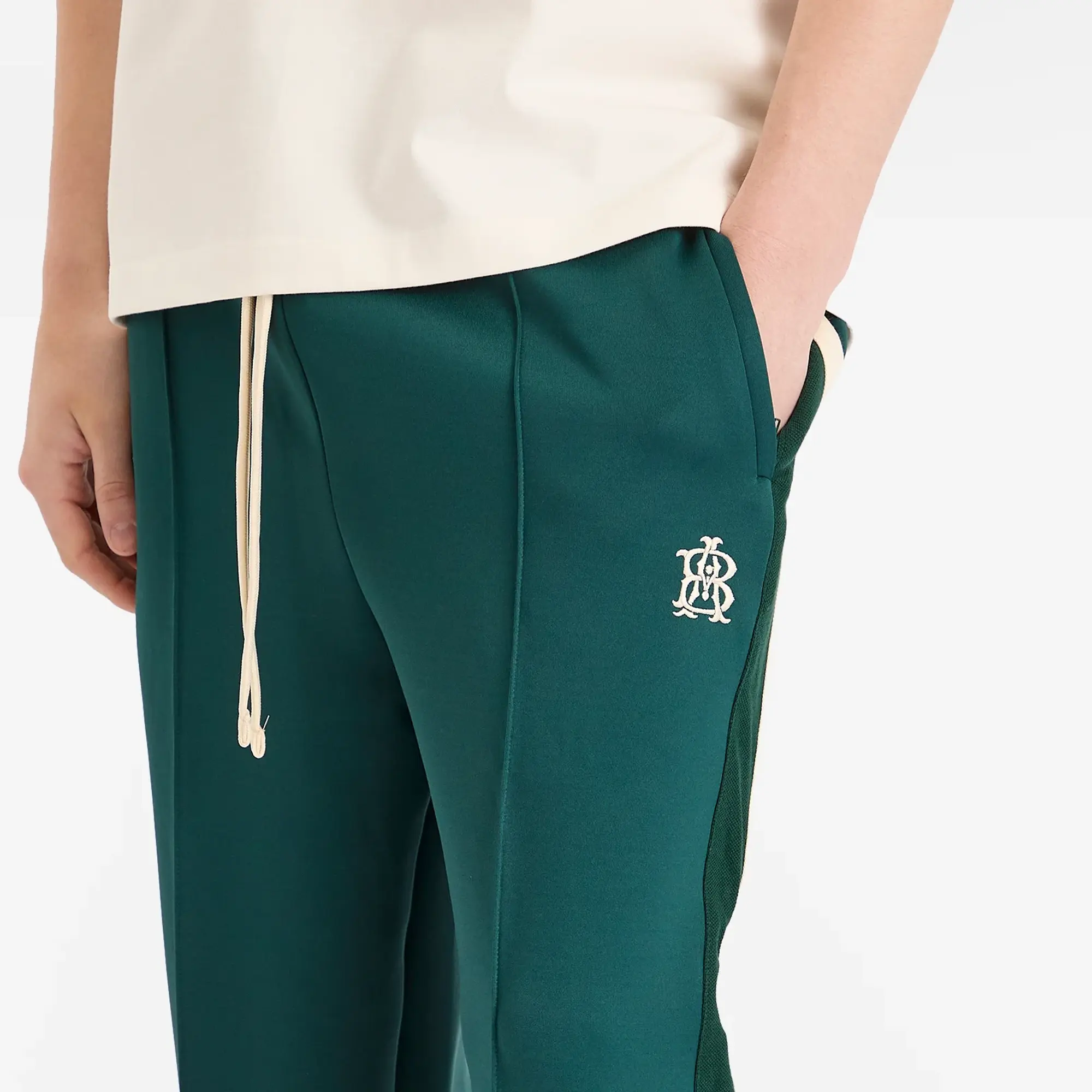 about:blank Men's Monogram Trackpant Epsom Green/Ecru